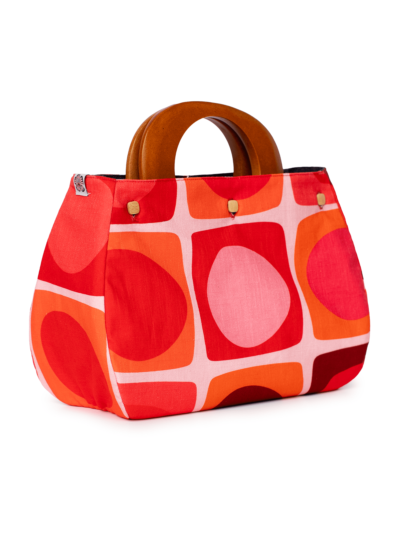 BAG COVER Sea Glass Red & Denim - Lesley Evers - Accessories - Bonnie cover - Giftable