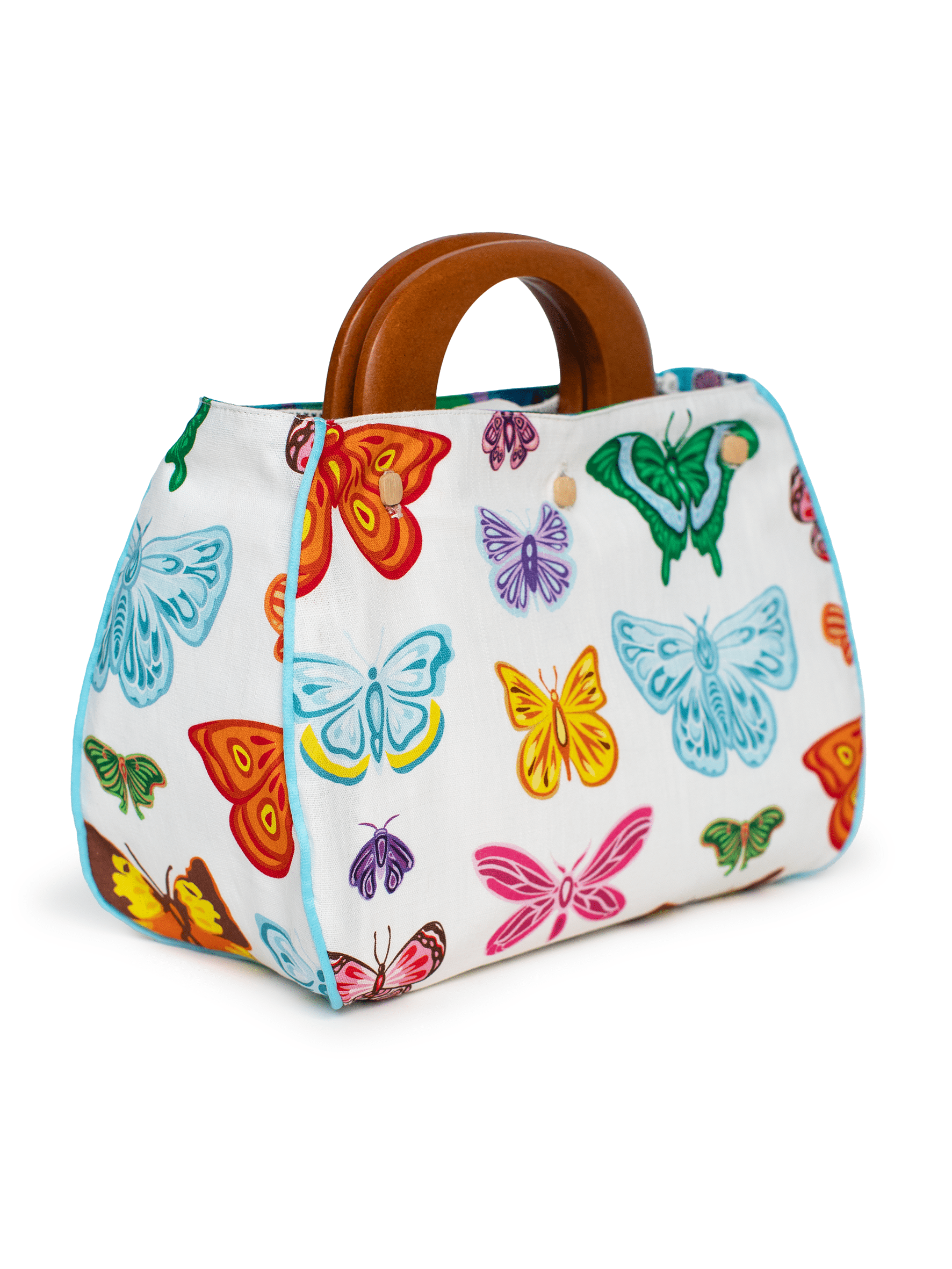 BAG COVER Shakalaka Green and Blue & Butterflies and Moths - Lesley Evers - Accessories - Bonnie cover - Giftable
