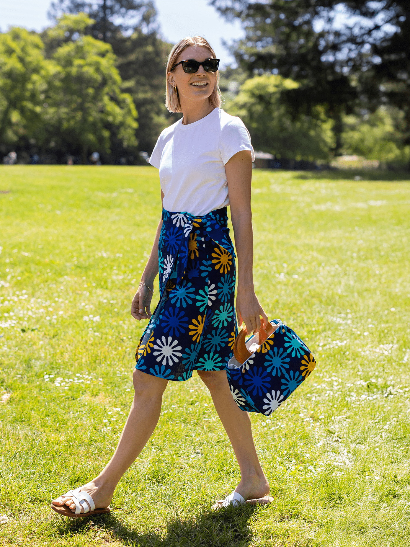 BAG COVER Spritz Blue & Teal Suede - Lesley Evers - Accessories - Bonnie cover - Giftable