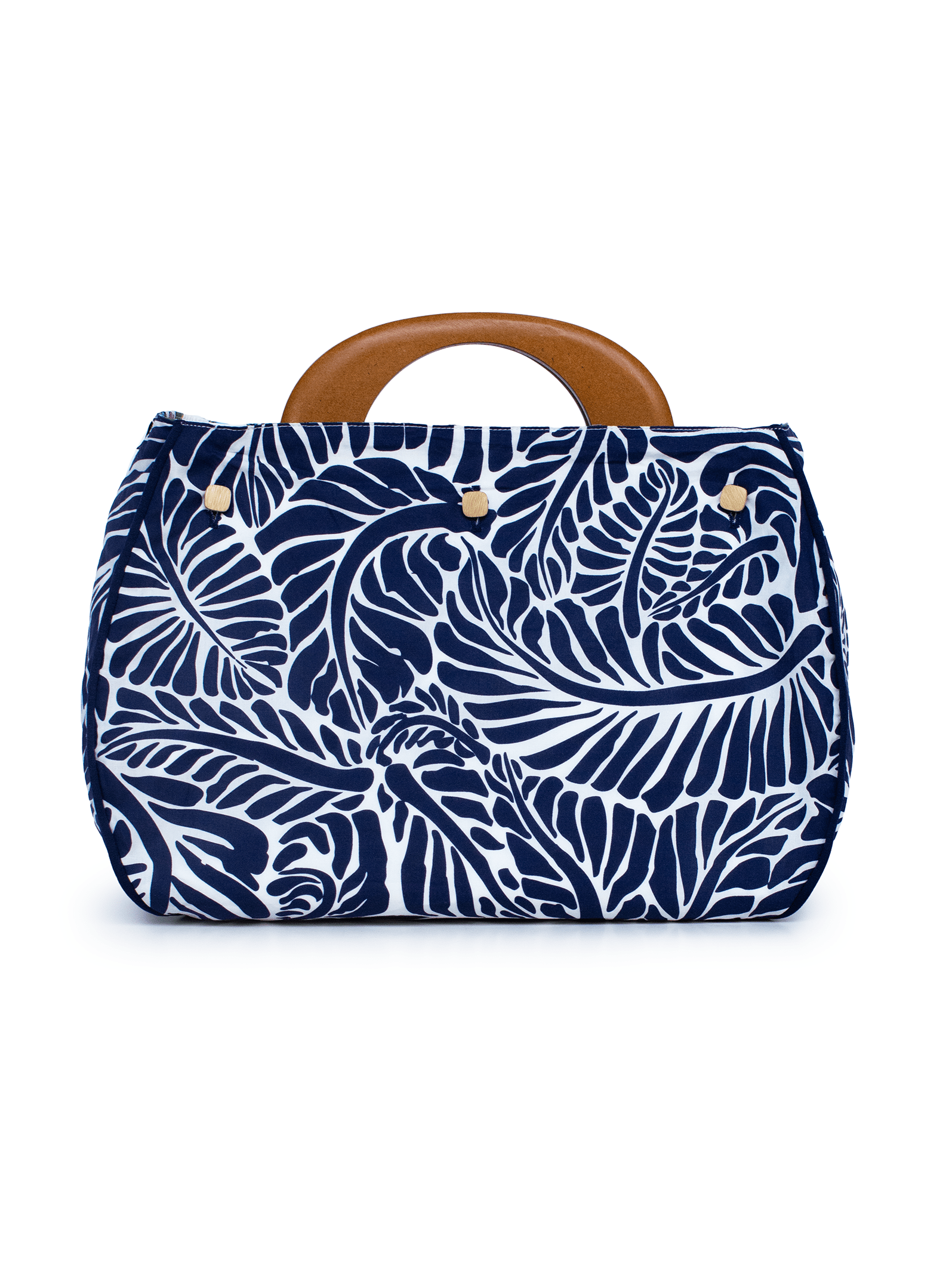 BAG COVER Talavera Green & Frond Navy and White - Lesley Evers - Accessories - birds - Bonnie cover