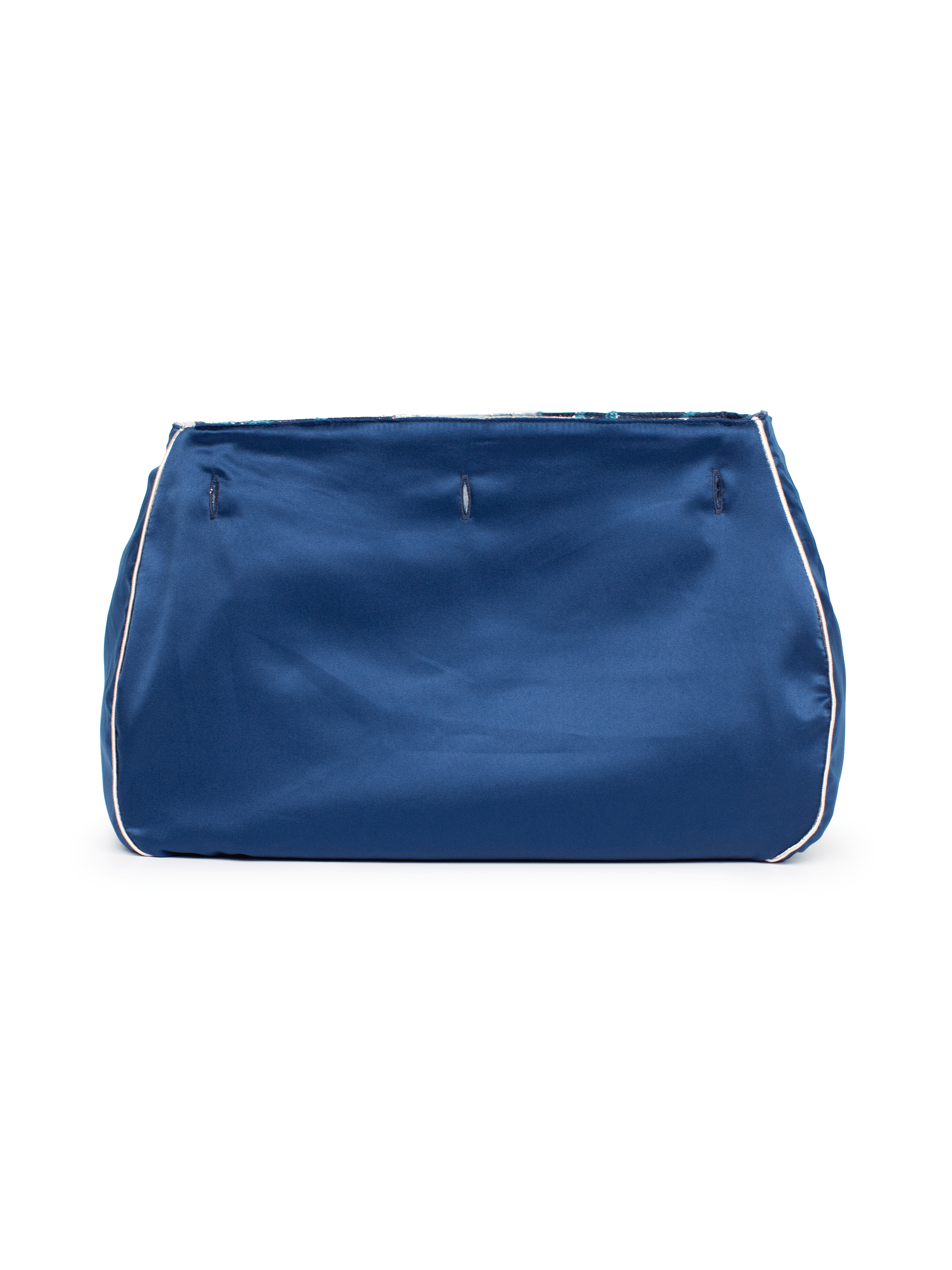 BAG COVER Tree Poppies Navy & Navy Satin - Lesley Evers - Accessories - birds - Bonnie cover