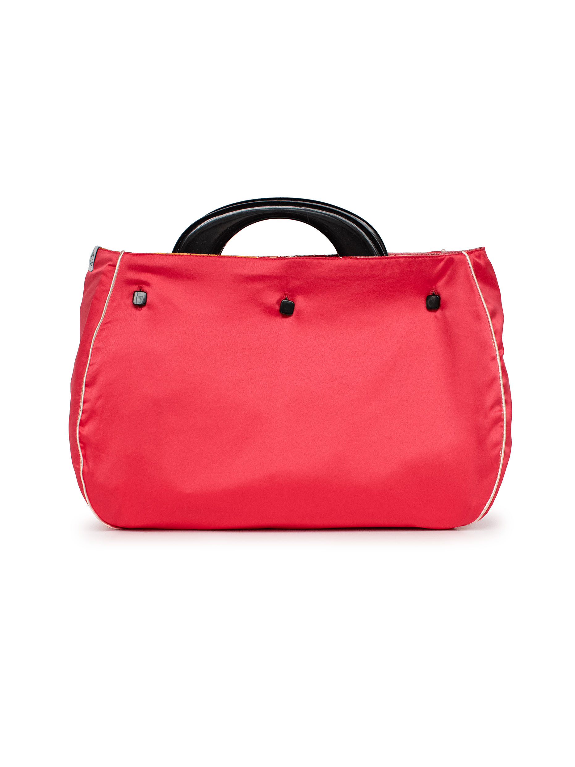 BAG COVER Tree Poppies Pink & Red Satin - Lesley Evers - Accessories - birds - Bonnie cover