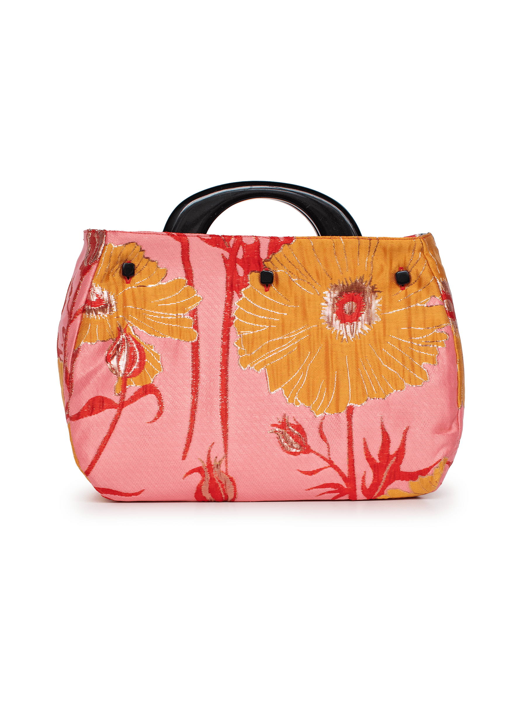 BAG COVER Tree Poppies Pink & Red Satin - Lesley Evers - Accessories - birds - Bonnie cover