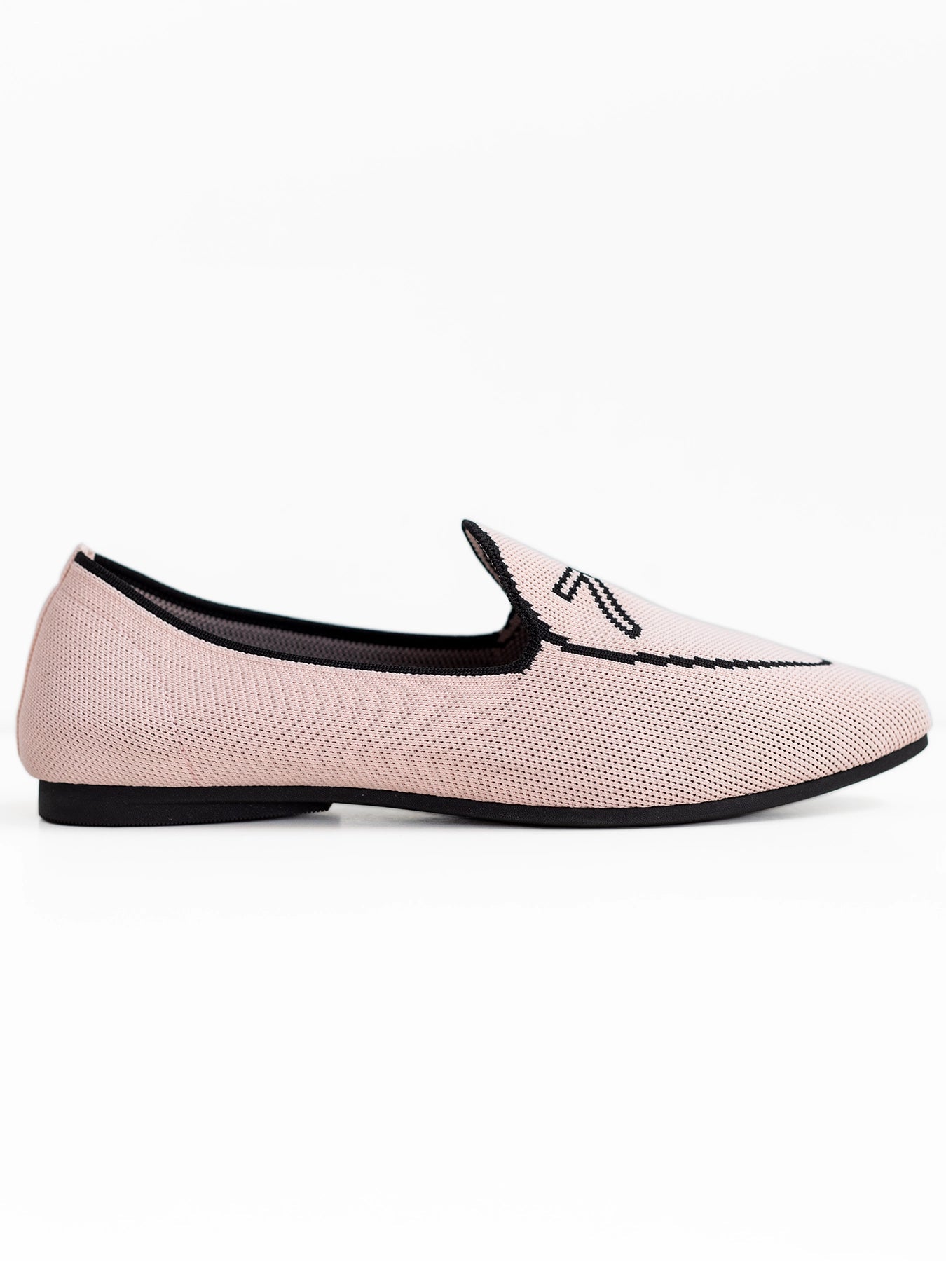 BELGIAN LOAFER Ballet Pink - Lesley Evers - knit shoe - loafer - shoe