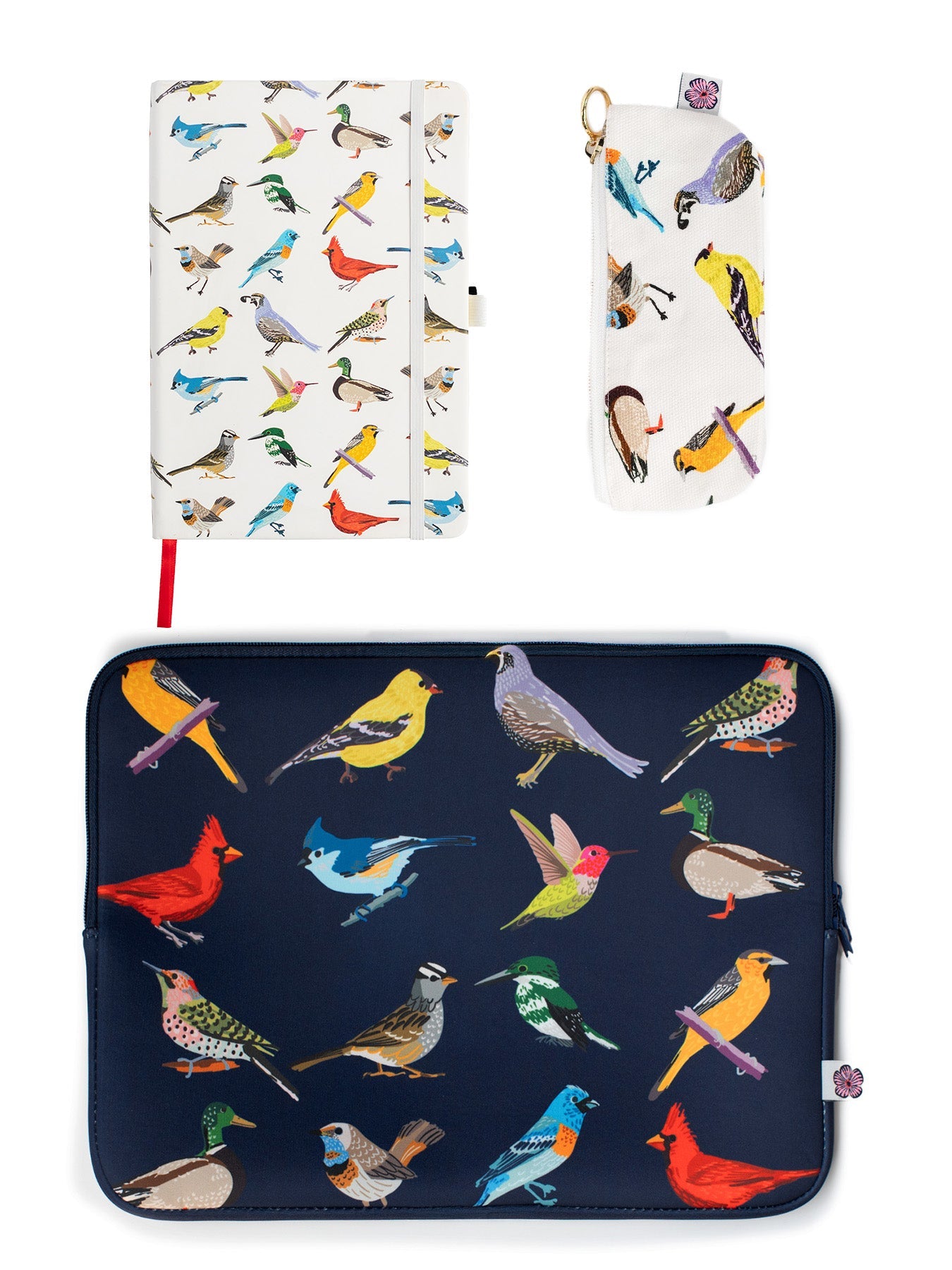 Birds Gift Set - Lesley Evers - A5 Notebook - bird - Bird Collection