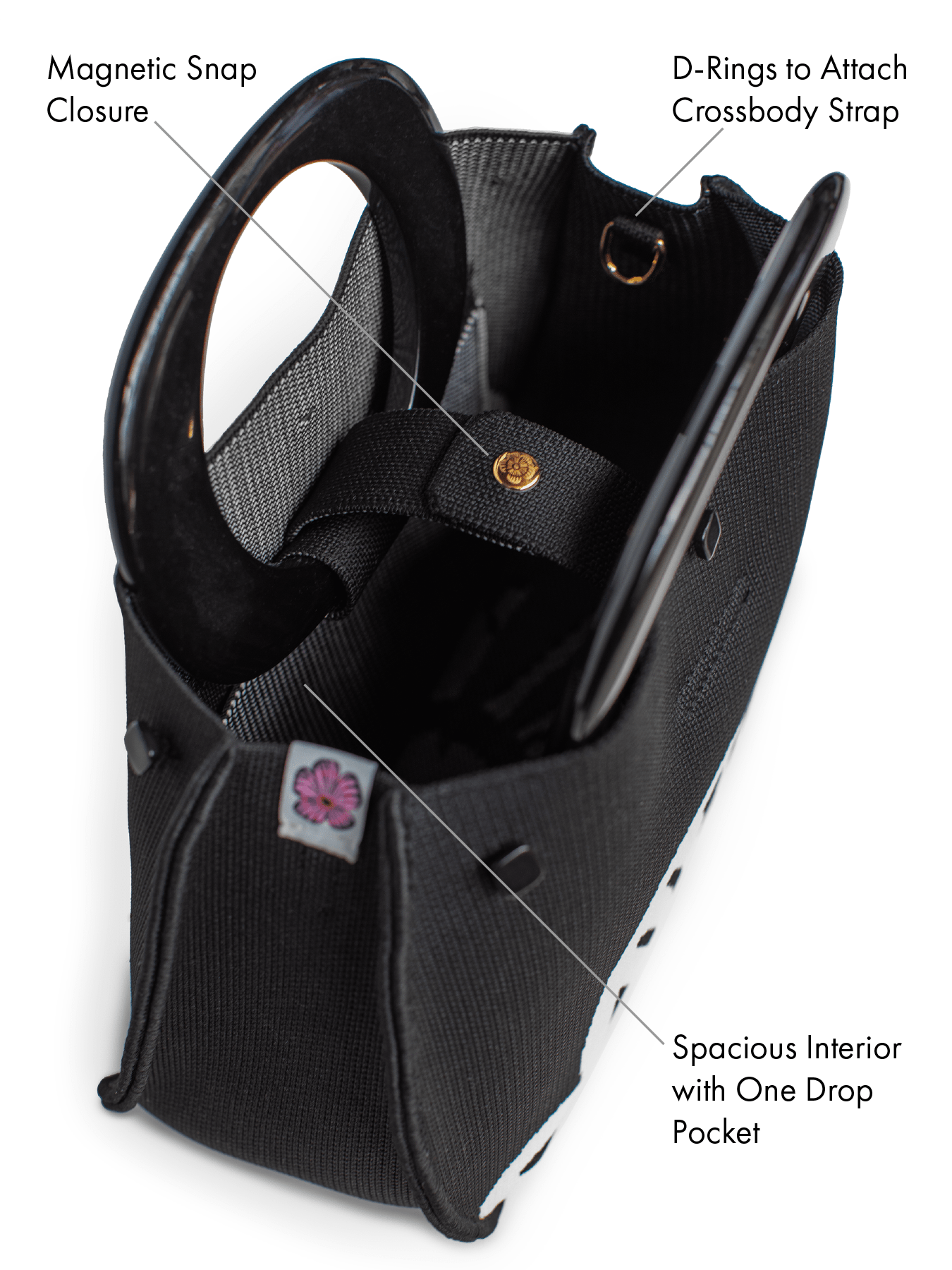 BONNIE Bermuda Bag Black - Lesley Evers - Accessories - bermuda bag - bonnie