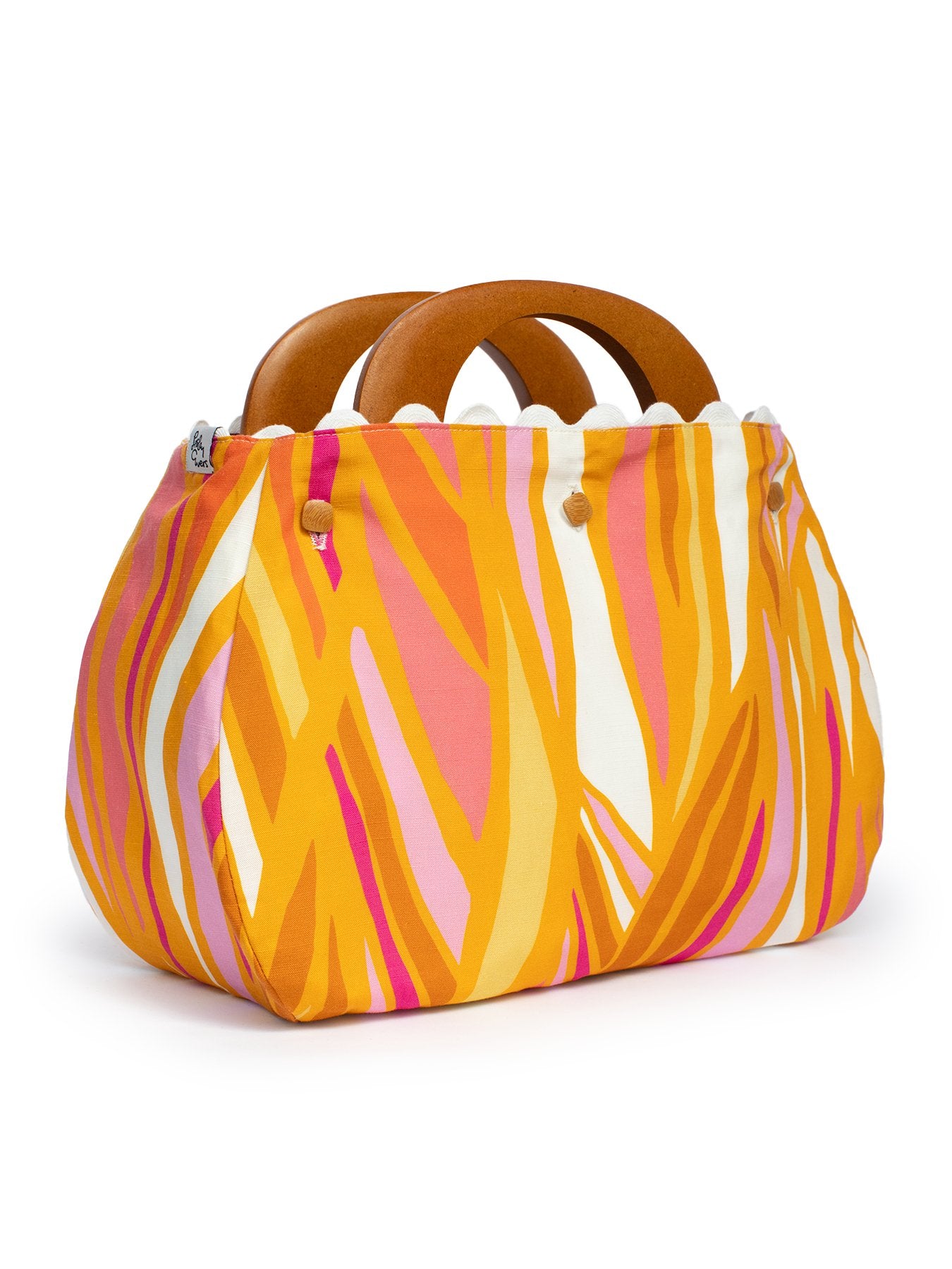 BONNIE cover Queens Garden Pink & Seagrass Yellow - Lesley Evers - Accessories - Bonnie cover - Giftable