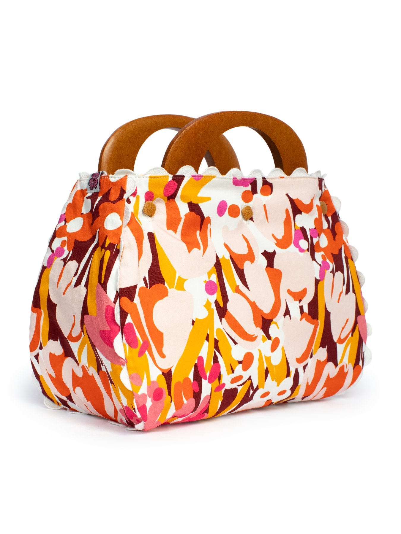 BONNIE cover Queens Garden Pink & Seagrass Yellow - Lesley Evers - Accessories - Bonnie cover - Giftable