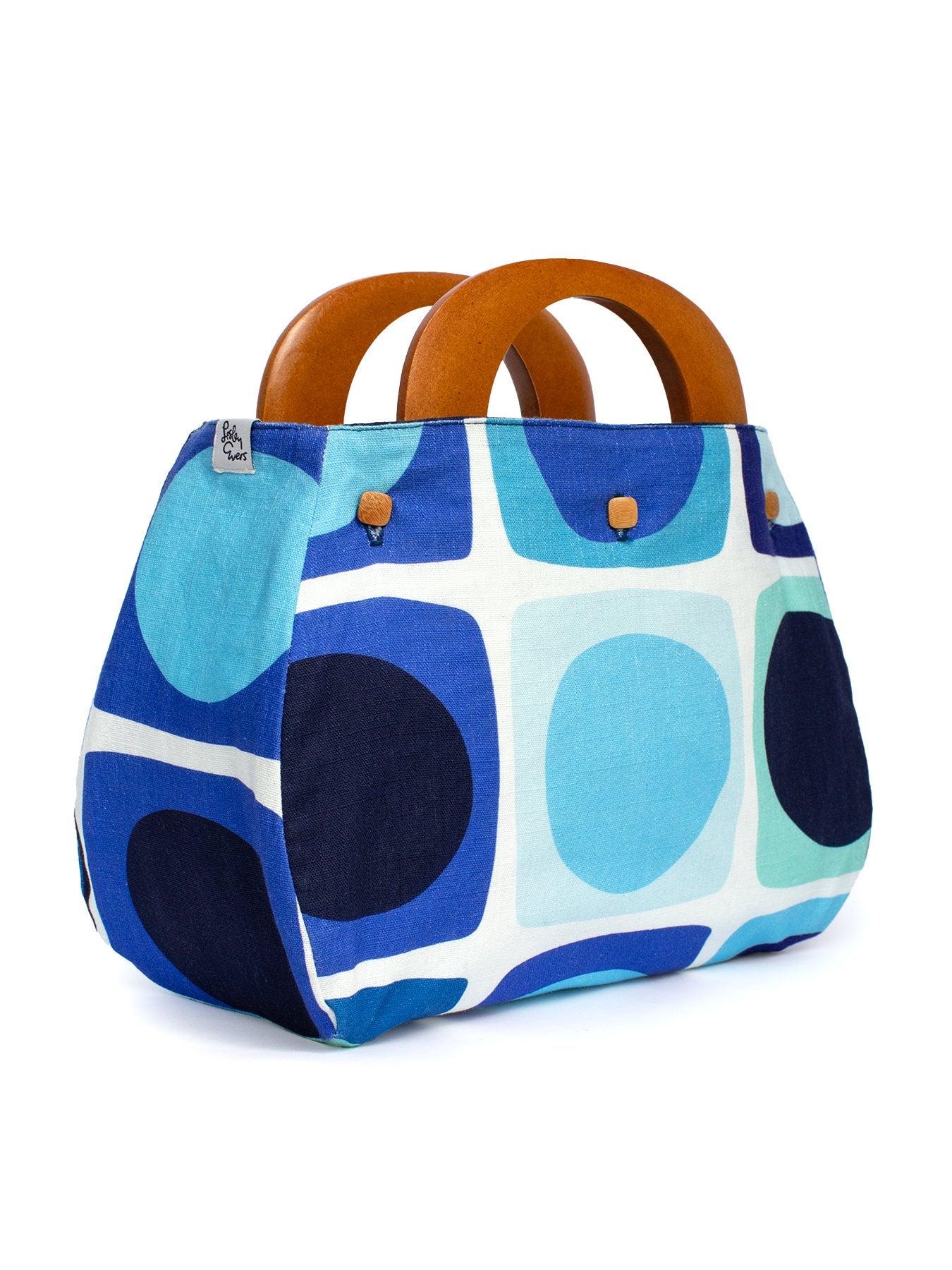 BONNIE cover Sea Glass Blue & Navy - Lesley Evers - Accessories - Bonnie cover - Giftable