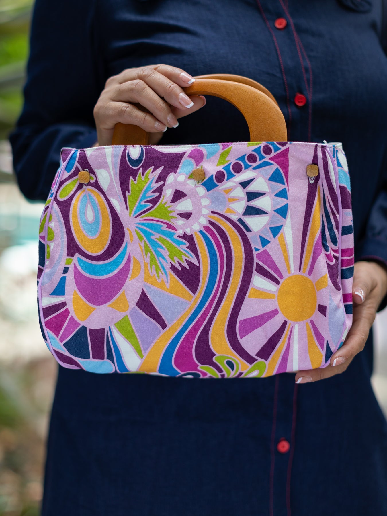 BONNIE cover Shakalaka Lilac & White - Lesley Evers - Accessories - Bonnie cover - Giftable