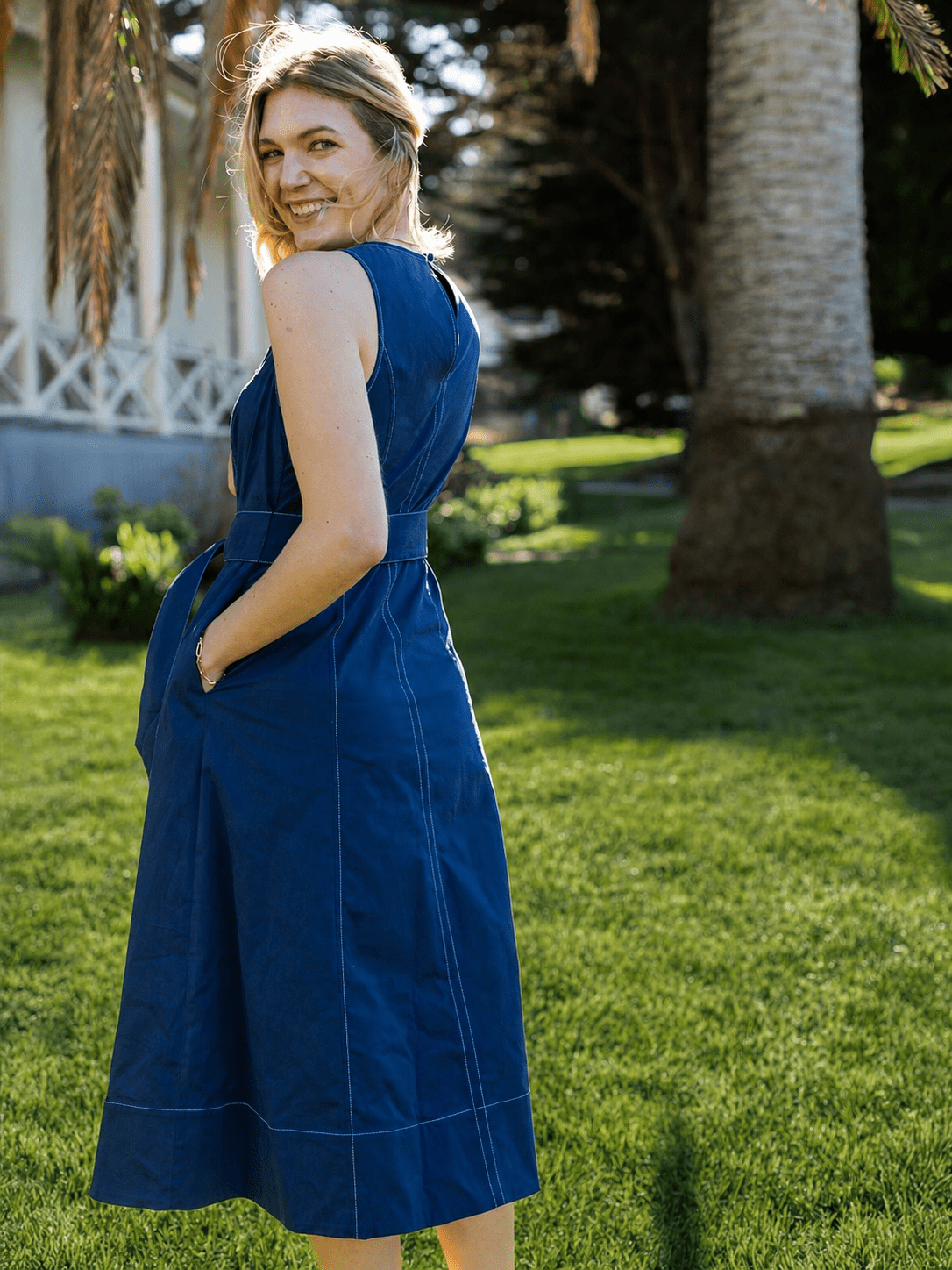 BROOKE dress Navy - Lesley Evers - Dress - new - Shop