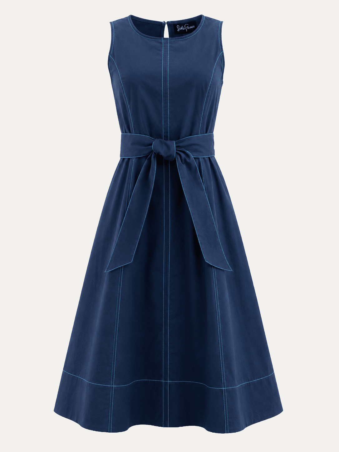 BROOKE dress Navy - Lesley Evers-Dress-new-service_blocked