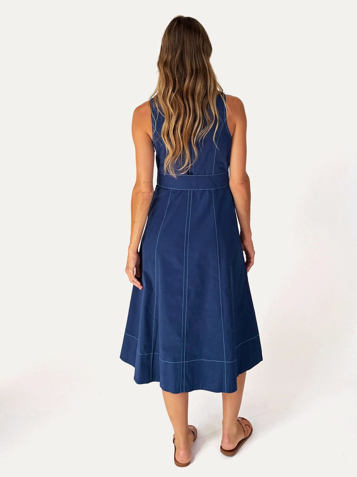 BROOKE dress Navy - Lesley Evers-Dress-new-service_blocked