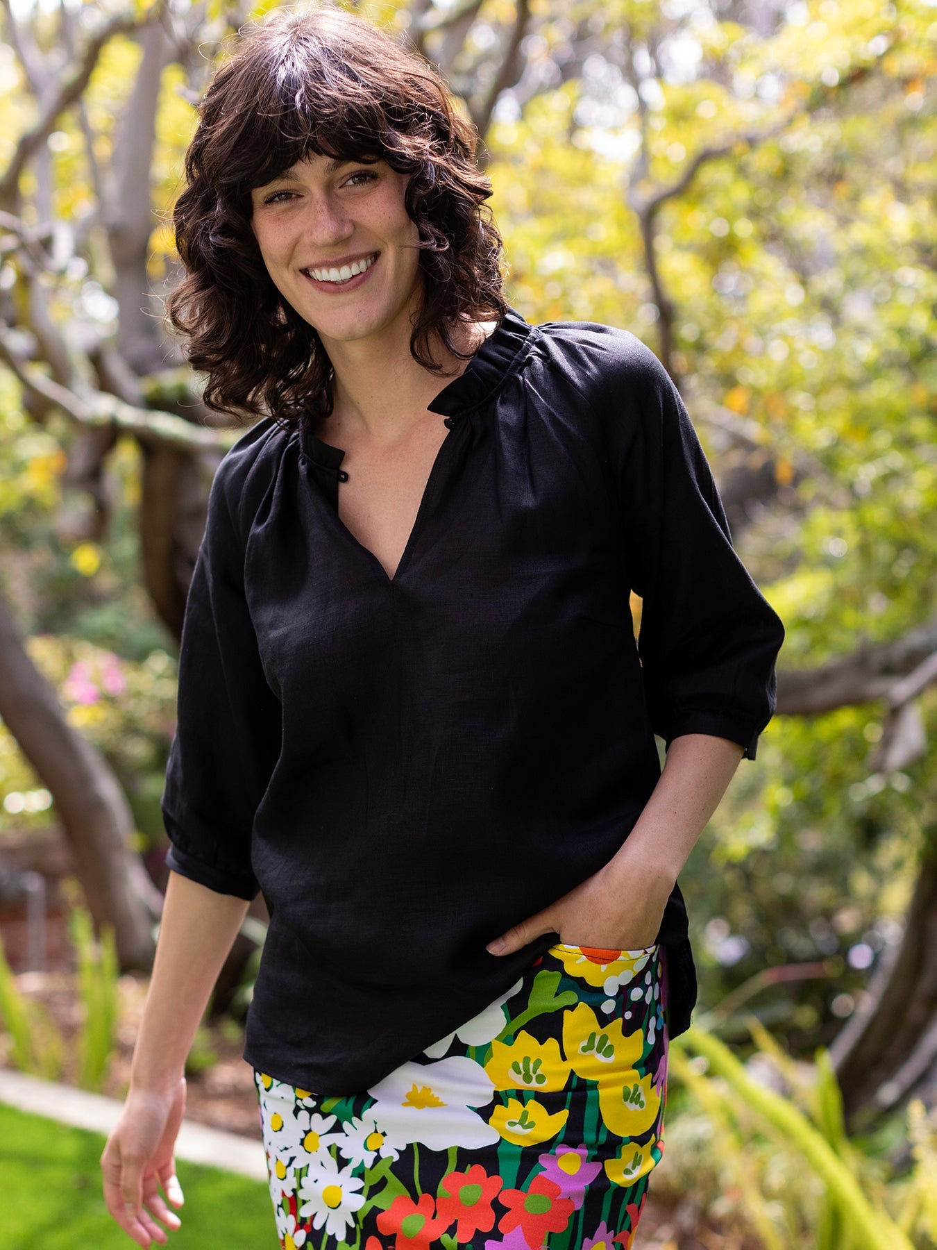 CAMILLE top Black - Lesley Evers - Shop - Shop/All Products - Shop/New Arrivals