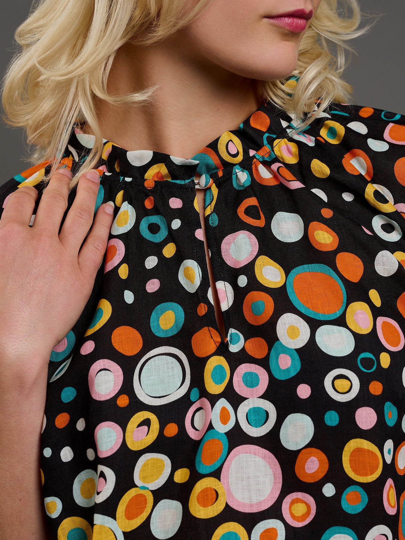 CAMILLE top Speckles - Lesley Evers - camille - new - Shop