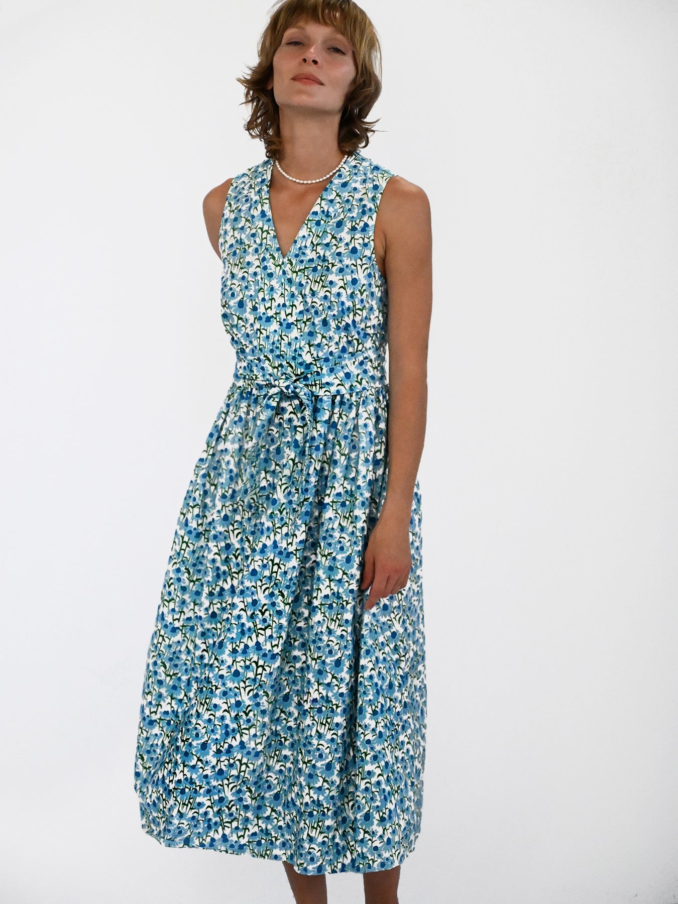 CANDACE dress Echinacea Blue - Lesley Evers-candace-dress-new