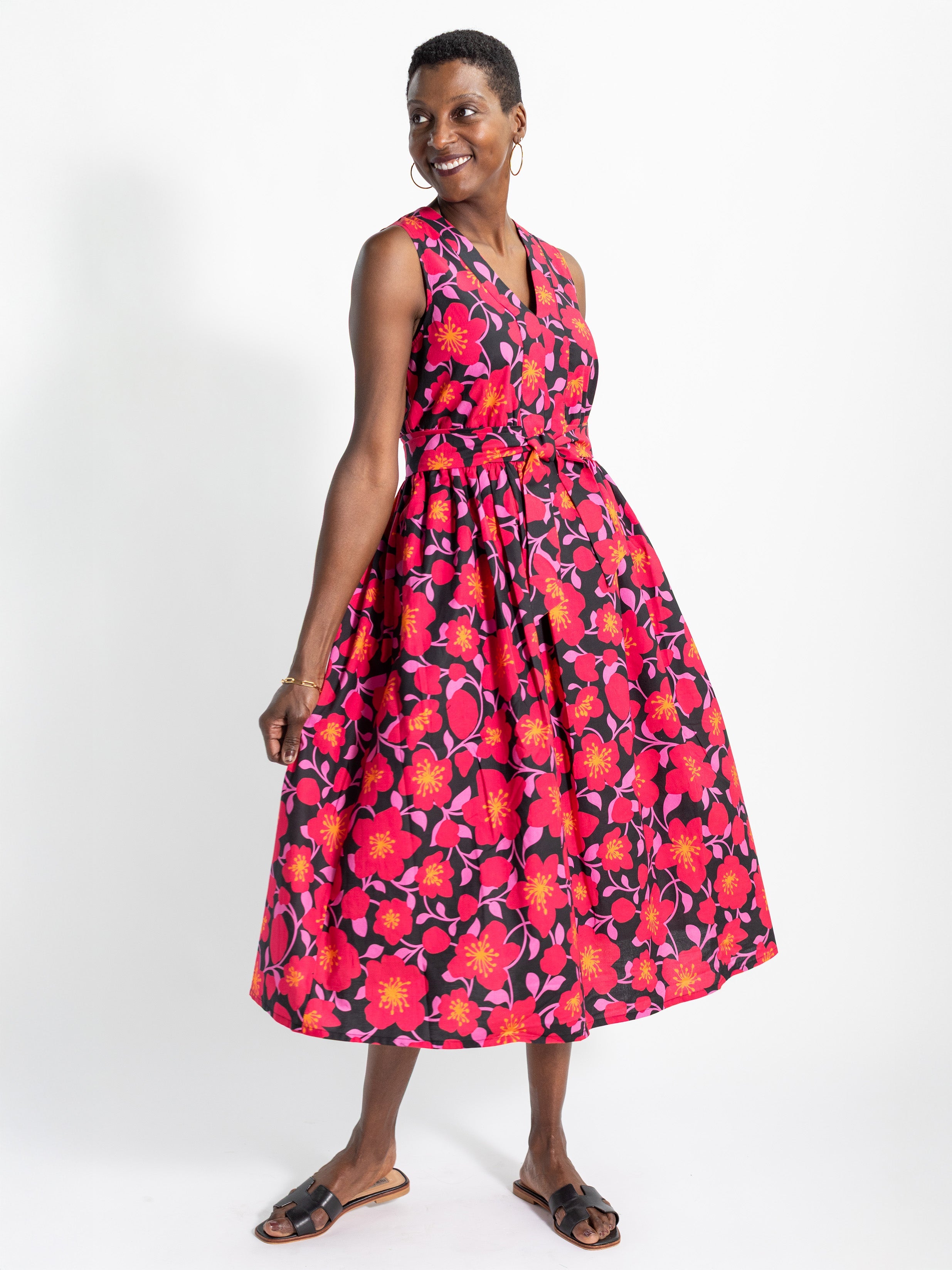 CANDACE dress Garden Wall Pink - Lesley Evers - dress -