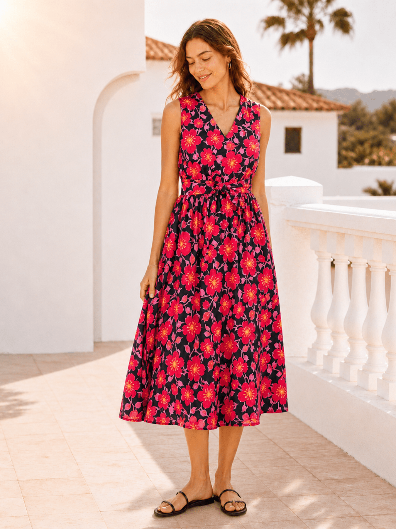 CANDACE dress Garden Wall Pink and Black - Lesley Evers - candace - dress - new
