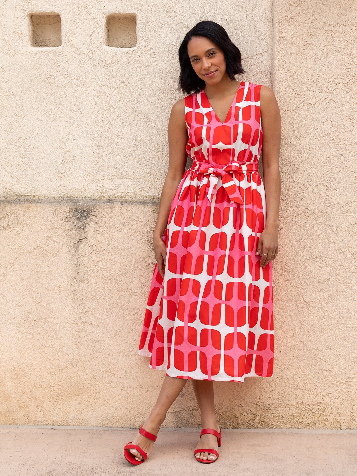 CANDACE dress Sausalito Pink - Lesley Evers - dress -