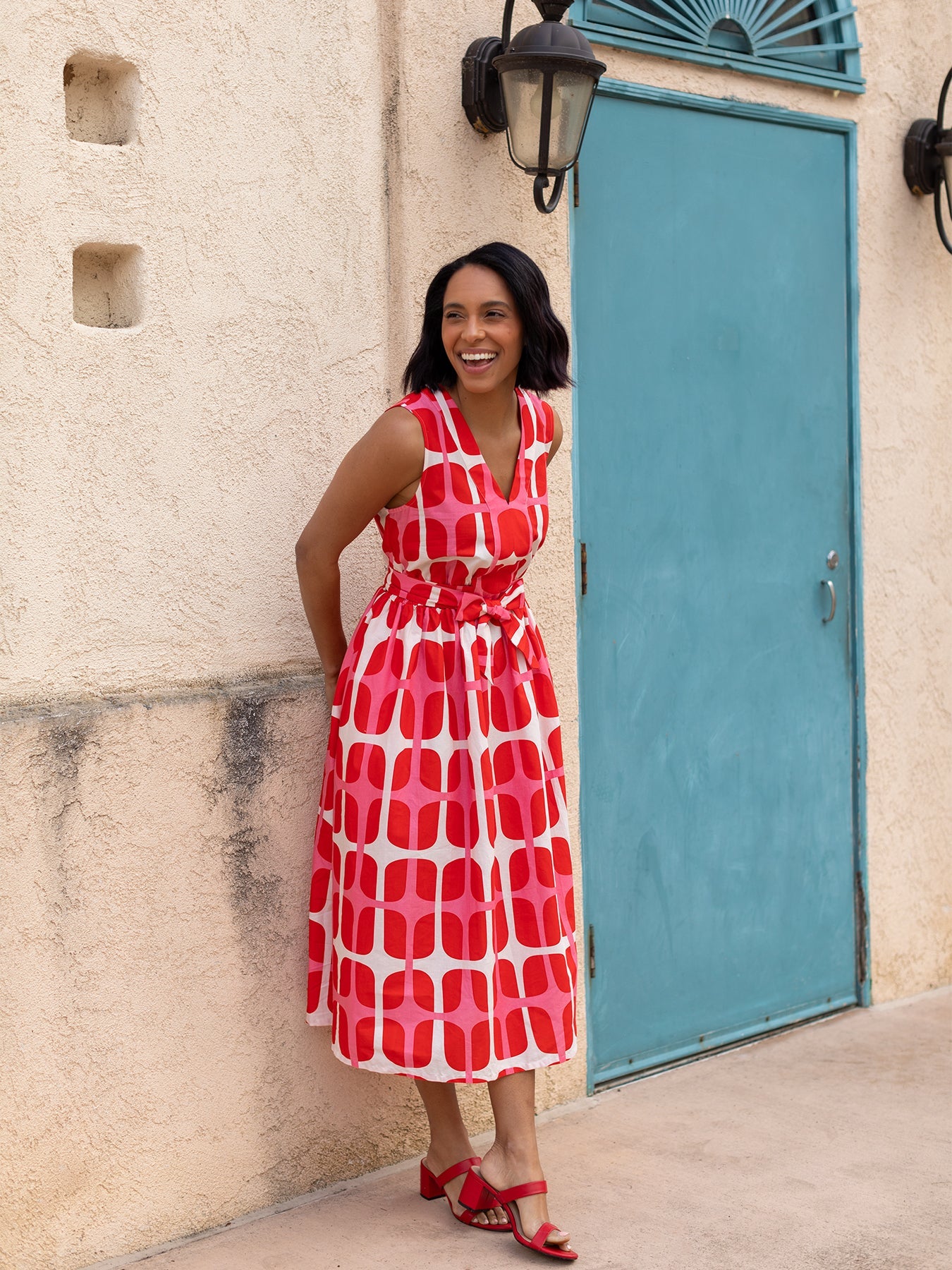 CANDACE dress Sausalito Pink - Lesley Evers - dress -