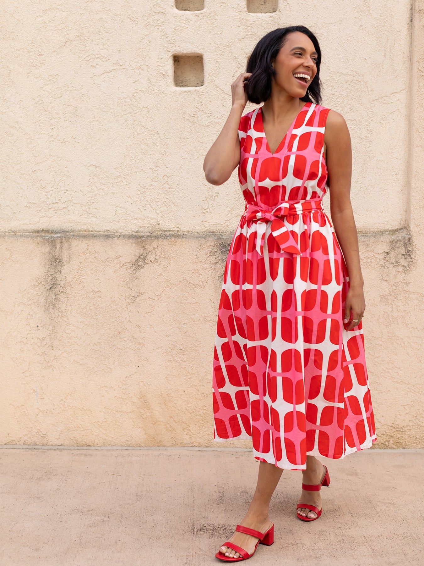 CANDACE dress Sausalito Pink - Lesley Evers - dress -