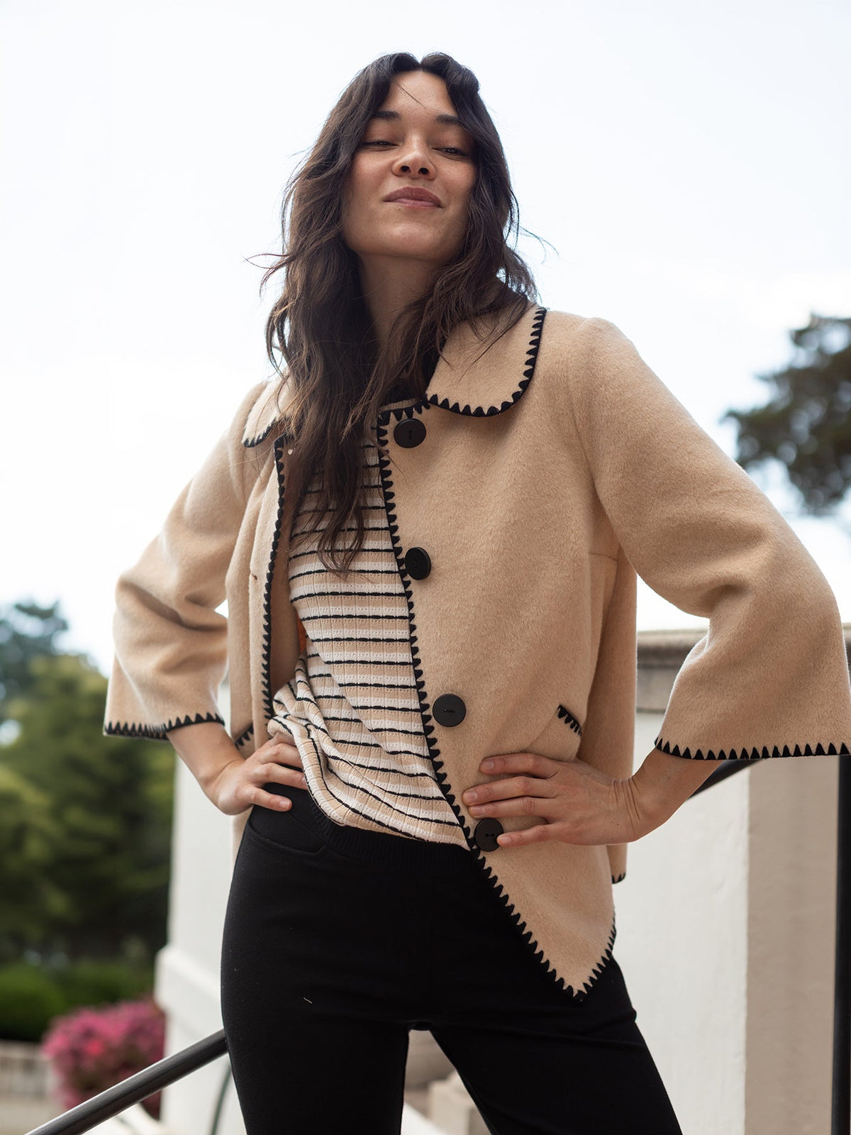 CASSIDY coat Camel - Lesley Evers-coat-Shop-Shop/All Products