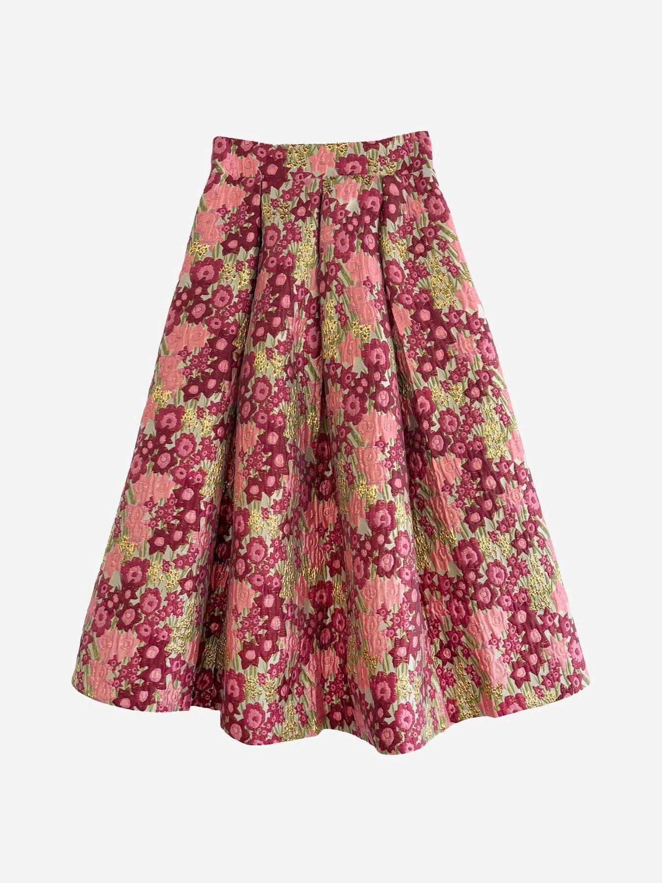 CELINE skirt Daffodils Pink - Lesley Evers-Bottoms-gown-Shop