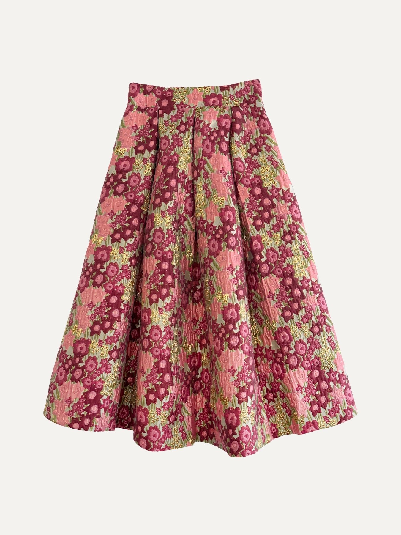 CELINE skirt Daffodils Pink - Lesley Evers-Bottoms-gown-Shop