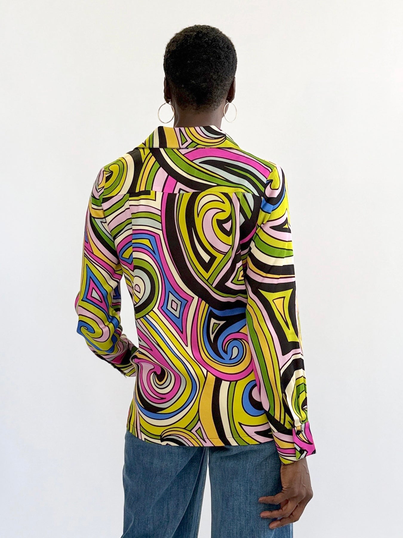 CHRISTINA blouse Swirl - Lesley Evers-Shop-Shop/All Products-Shop/New Arrivals