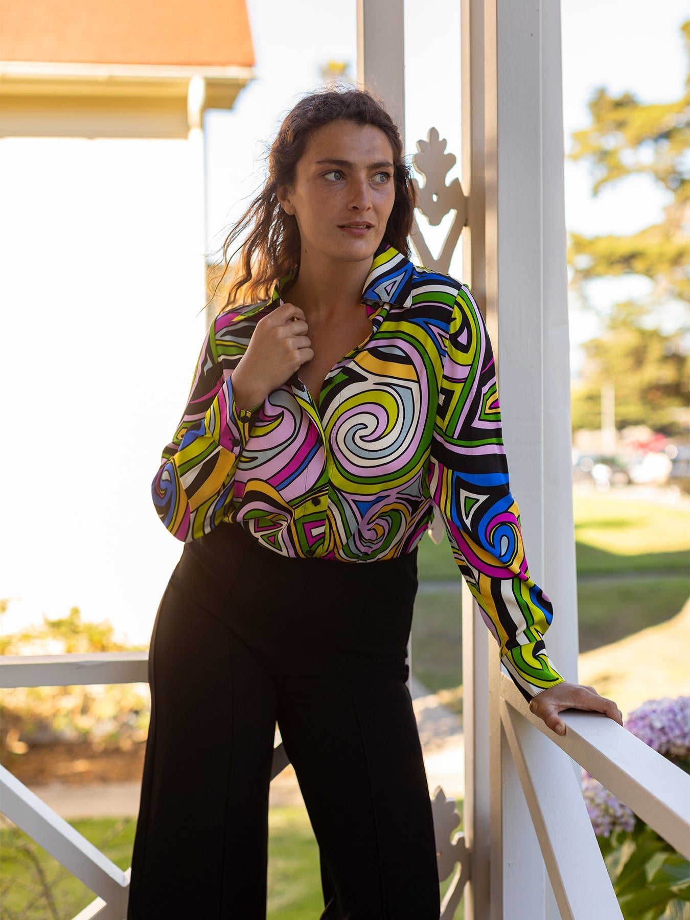 CHRISTINA blouse Swirl - Lesley Evers - Shop - Shop/All Products - Shop/New Arrivals