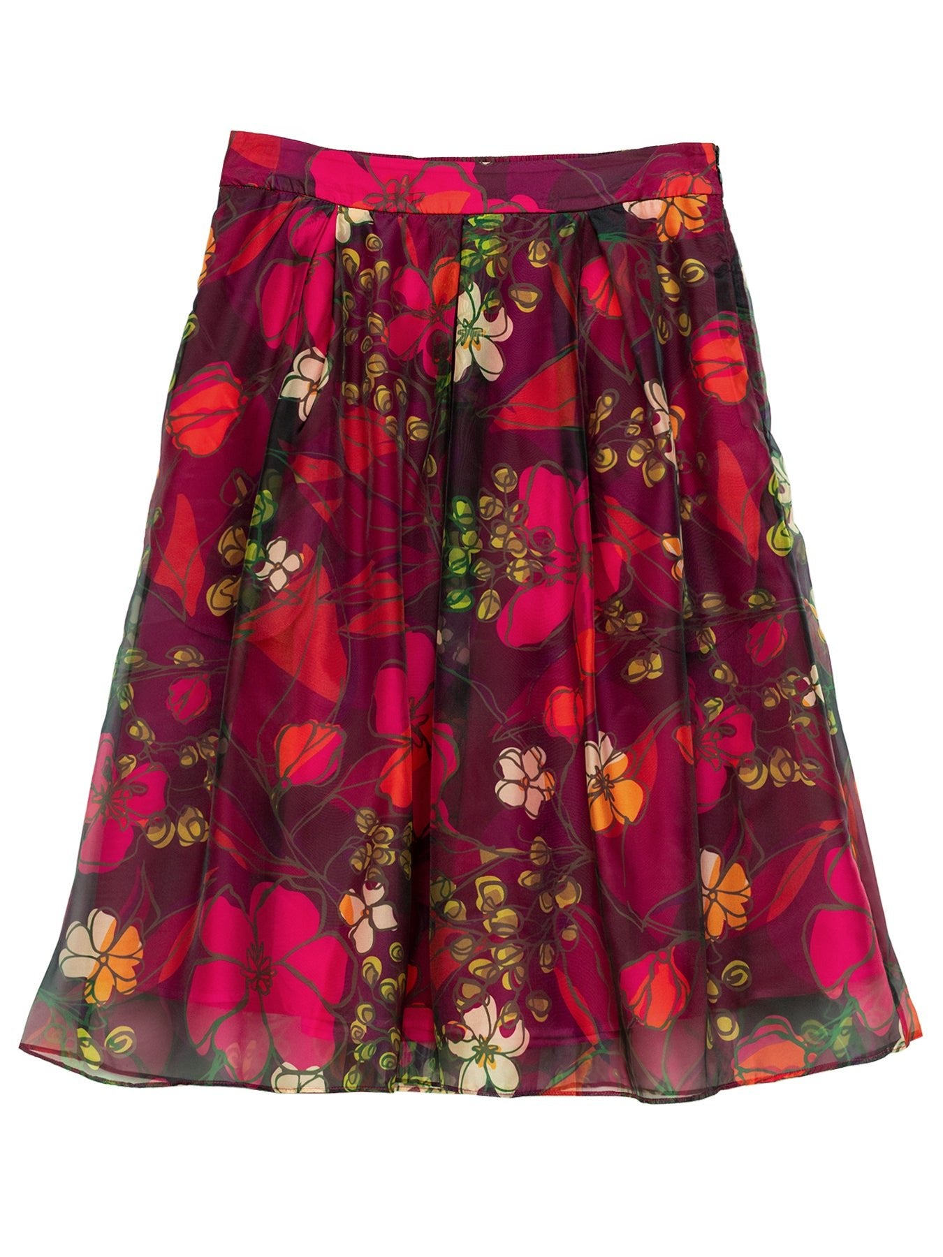 CLAIRE skirt Plum Blossom - Lesley Evers -