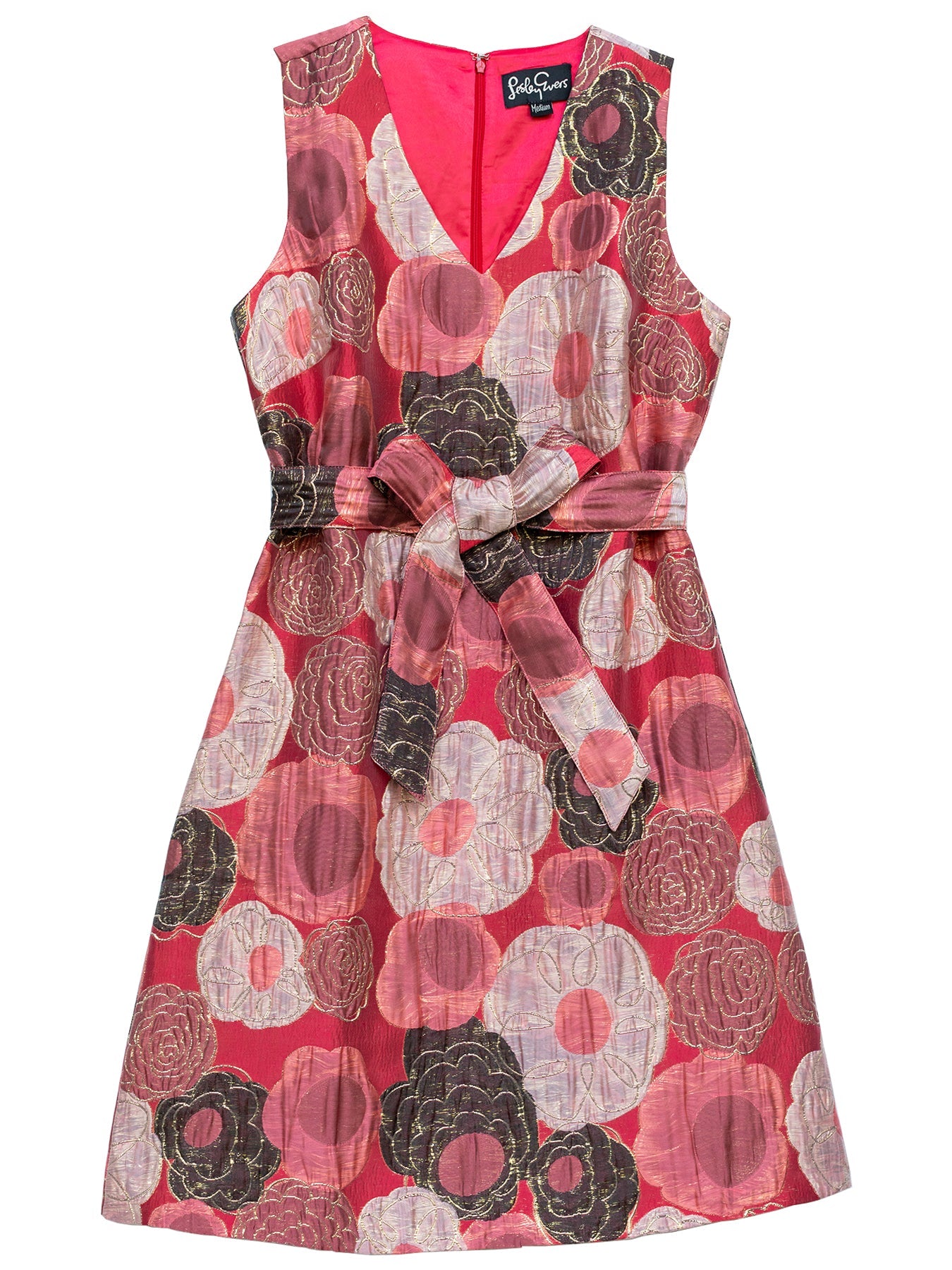 CLARISSA dress Flower Charm Red - Lesley Evers - Dress - Shop - Shop/All Products