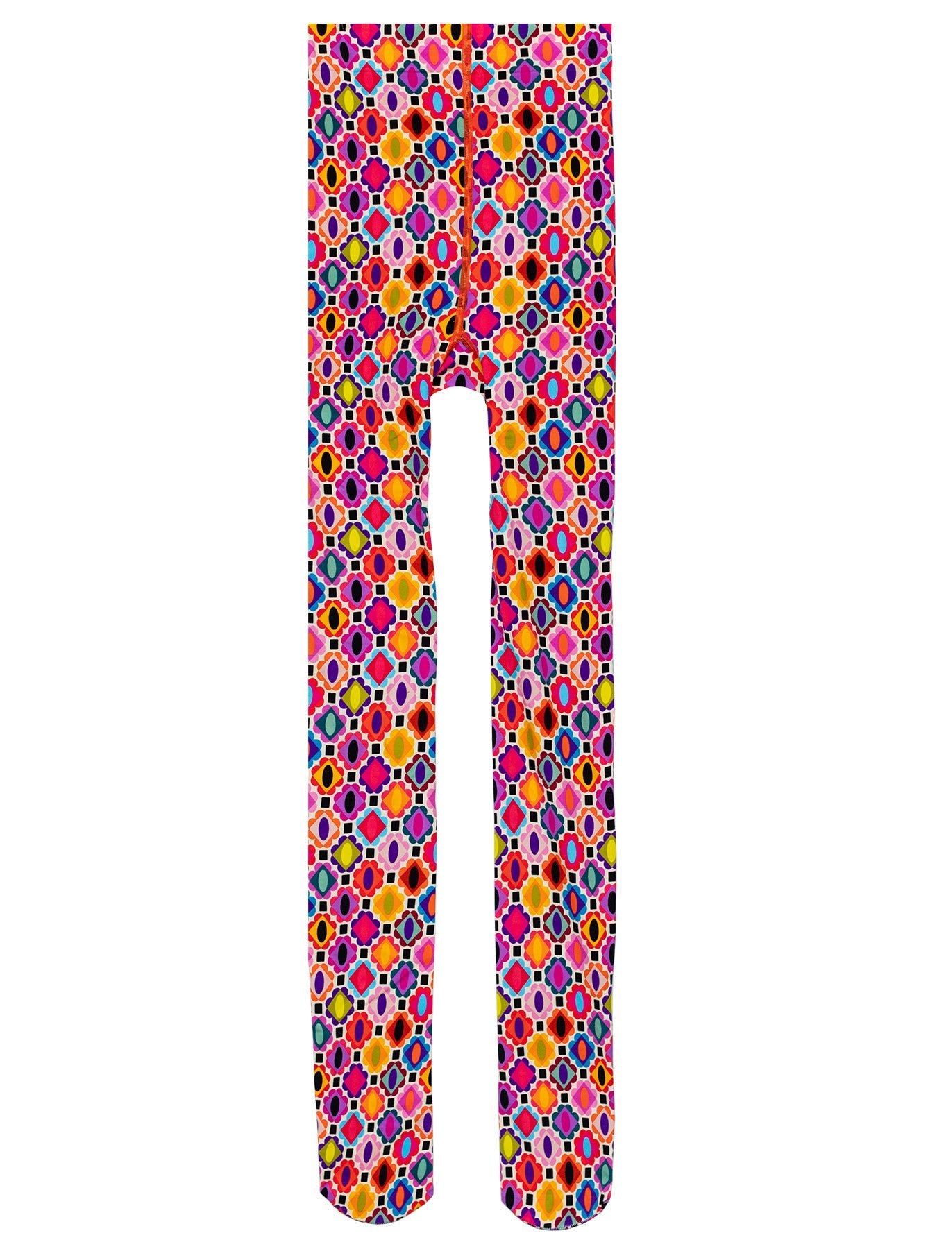 COCO tights Gems - Lesley Evers - 23pinkrobeset - colorful - Colorful patterned tights