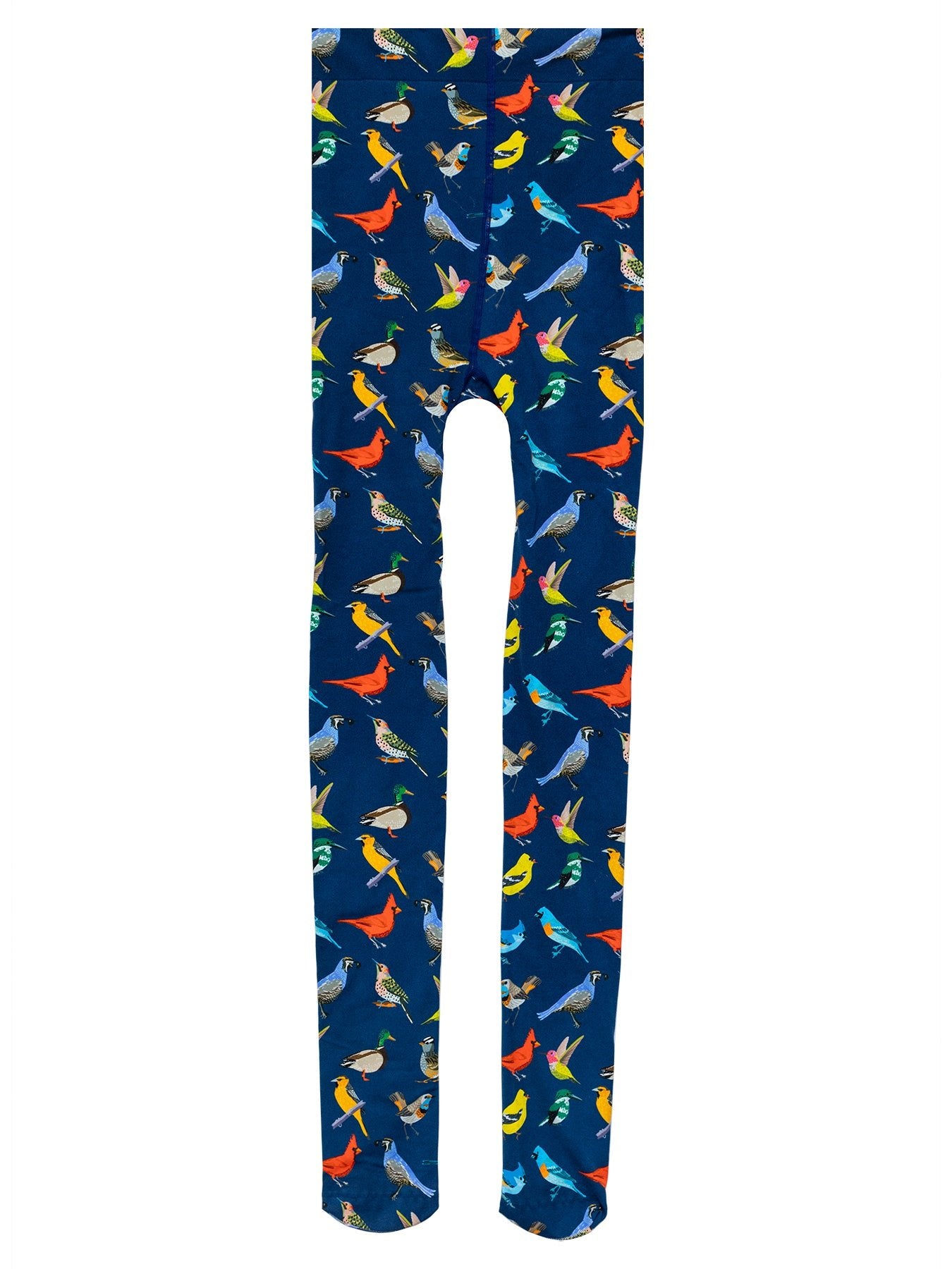 COCO tights Navy Birds - Lesley Evers - colorful - Colorful patterned tights - colorful tights