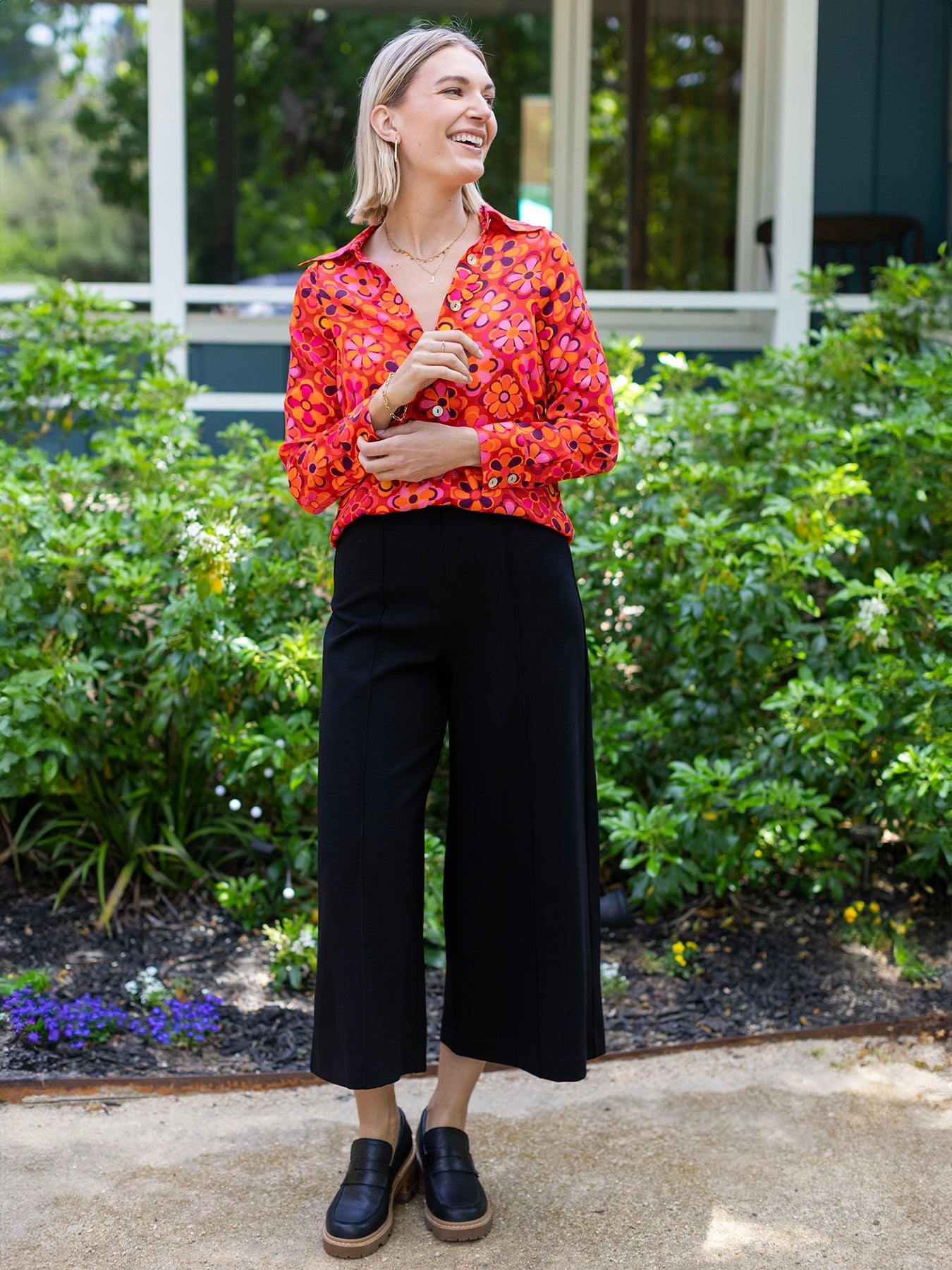 CONNIE pant Black Ponte - Lesley Evers - Bottoms - Connie - Pants