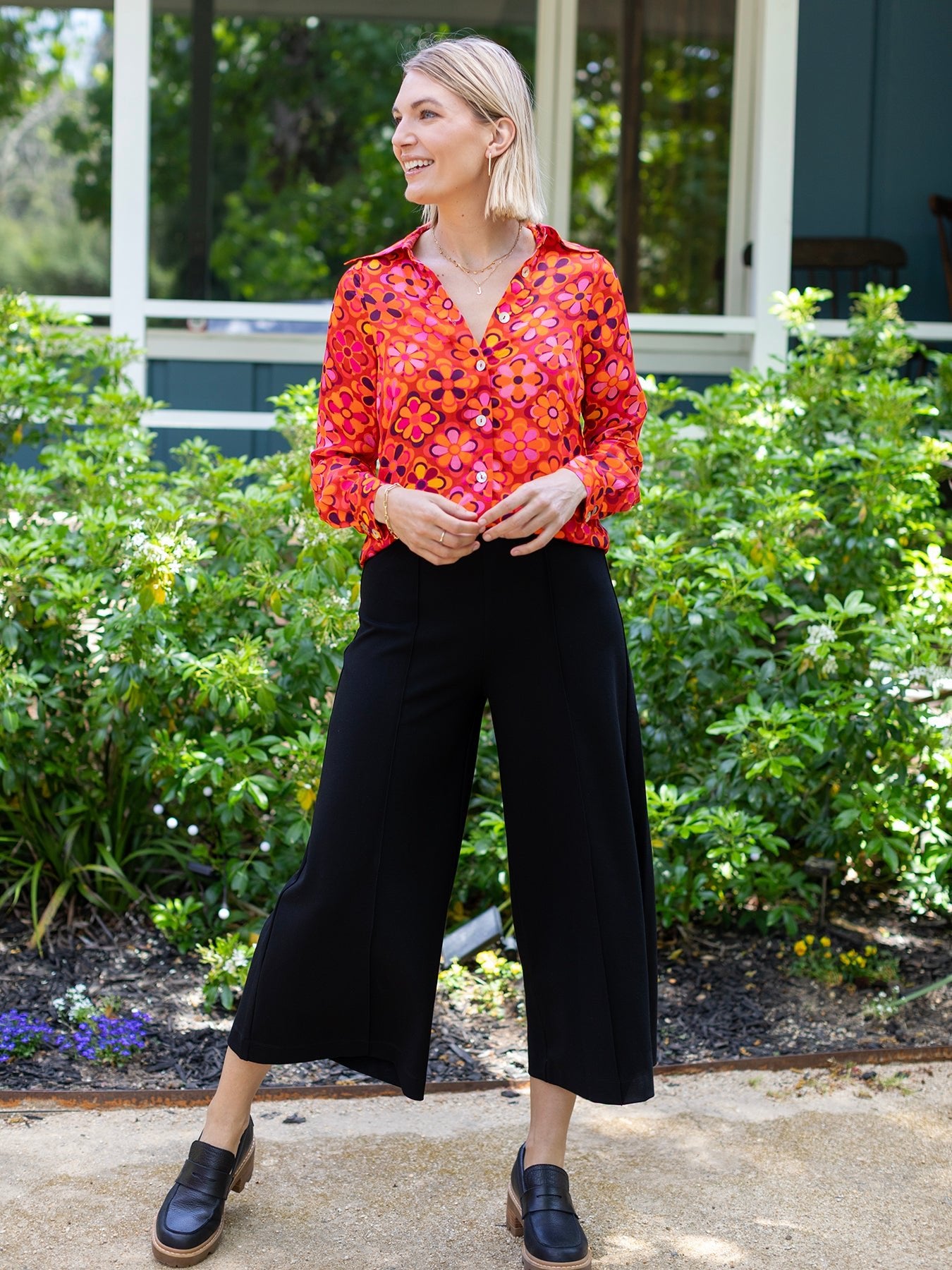 CONNIE pant Black Ponte - Lesley Evers - Bottoms - Connie - Pants