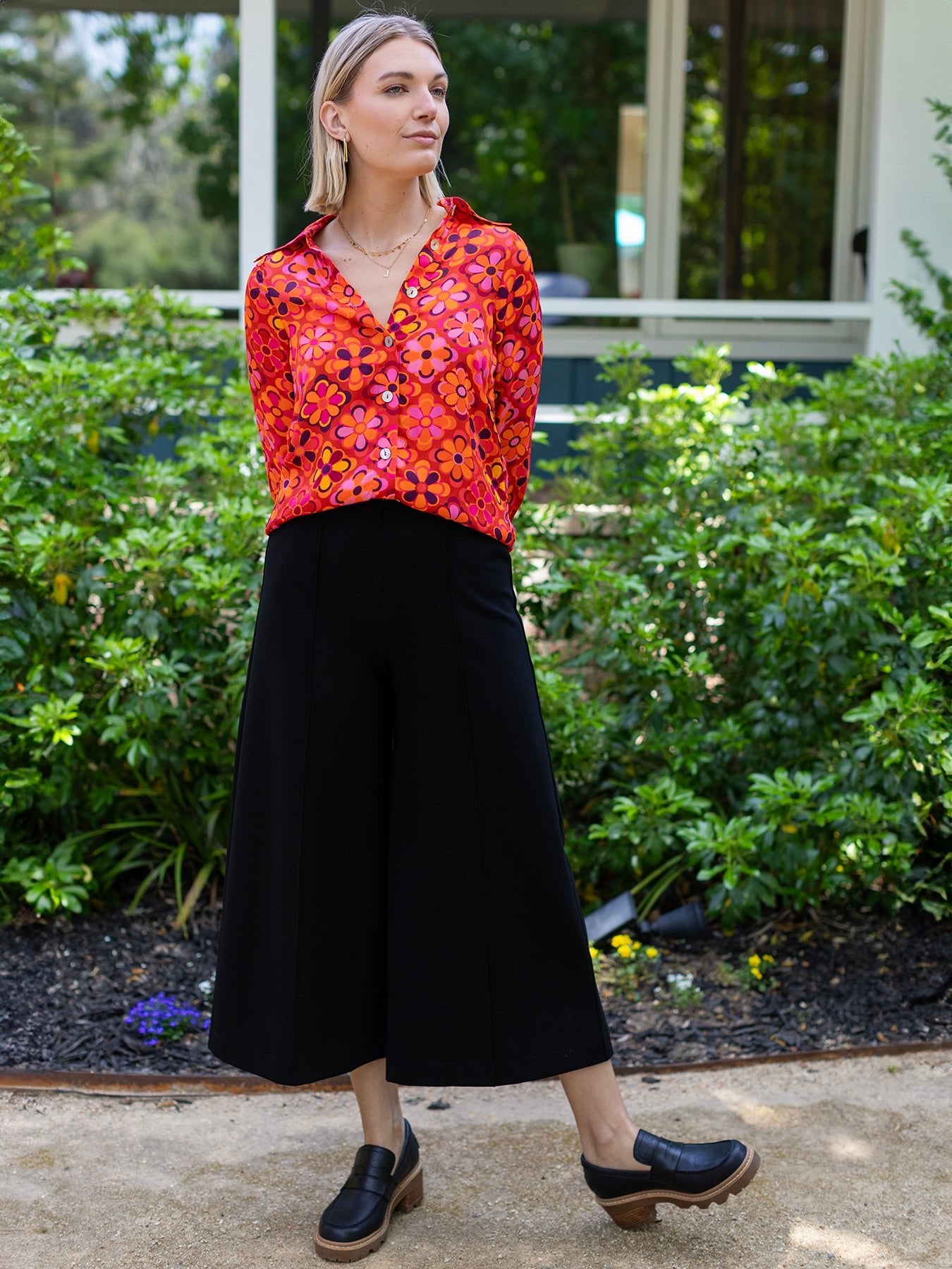 CONNIE pant Black Ponte - Lesley Evers - Bottoms - Connie - Pants