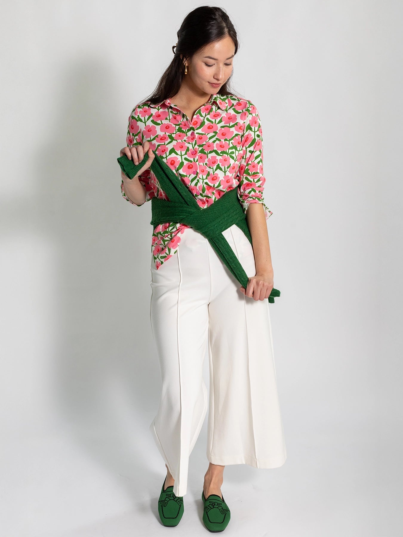 CONNIE pant White Ponte - Lesley Evers - Bottoms - connie - Pants