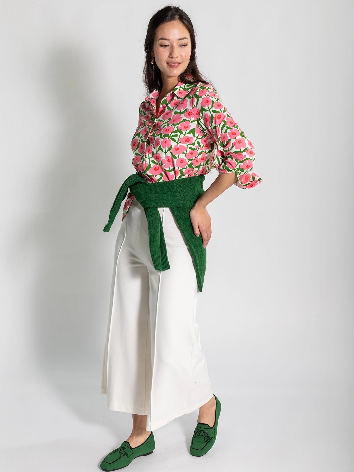 CONNIE pant White Ponte - Lesley Evers - Bottoms - connie - Pants