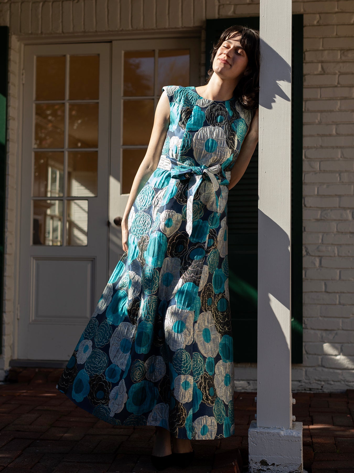 CORDELIA dress Flower Charm Blue - Lesley Evers - Dress - Printed Dress - Shop