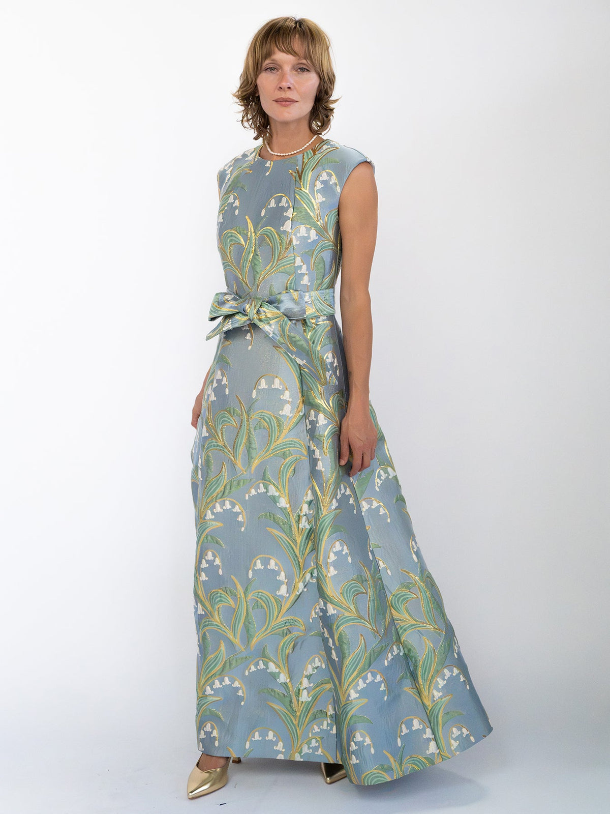 CORDELIA dress Lily of the Valley - Lesley Evers-Cordelia-Dress-gown