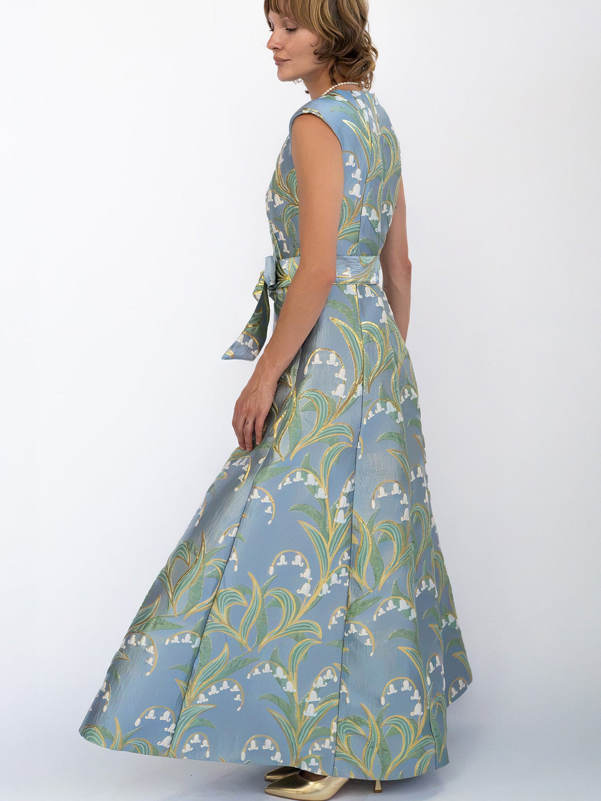 CORDELIA dress Lily of the Valley - Lesley Evers-Cordelia-Dress-gown