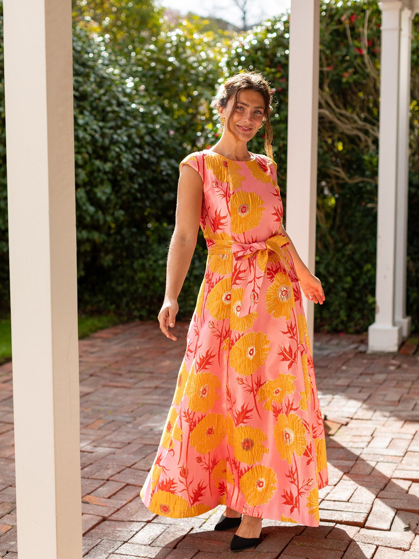 CORDELIA dress Tree Poppy Pink - Lesley Evers - Cordelia - Dress - Pink