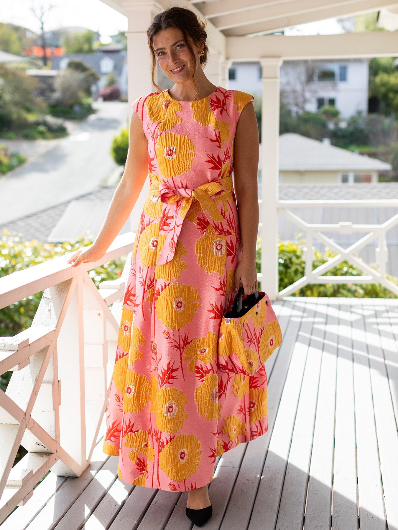 CORDELIA dress Tree Poppy Pink - Lesley Evers - Cordelia - Dress - Pink