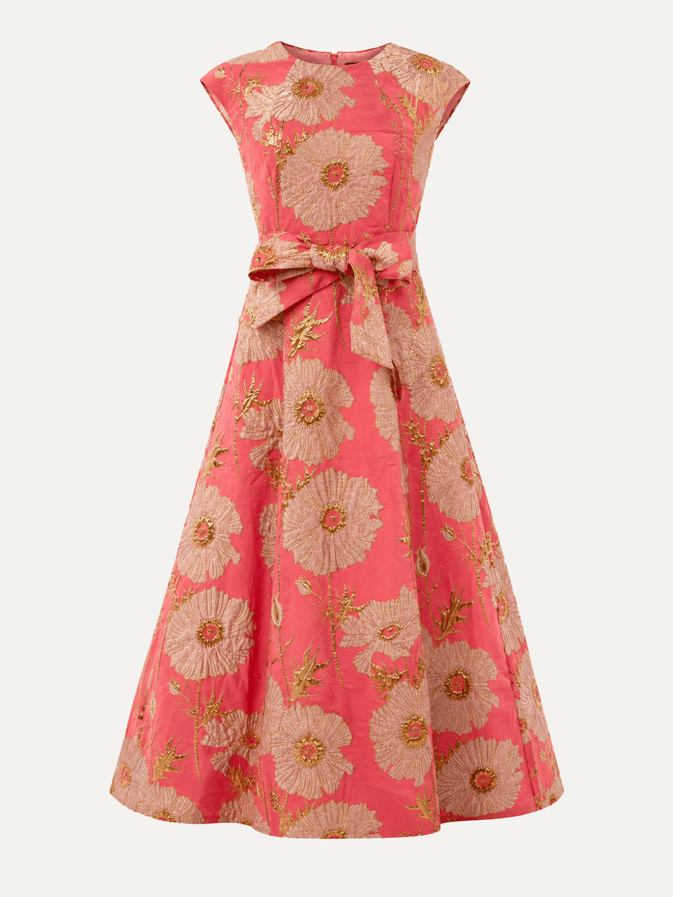 CORDELIA dress Tree Poppy Pink - Lesley Evers-Cordelia-Dress-gown
