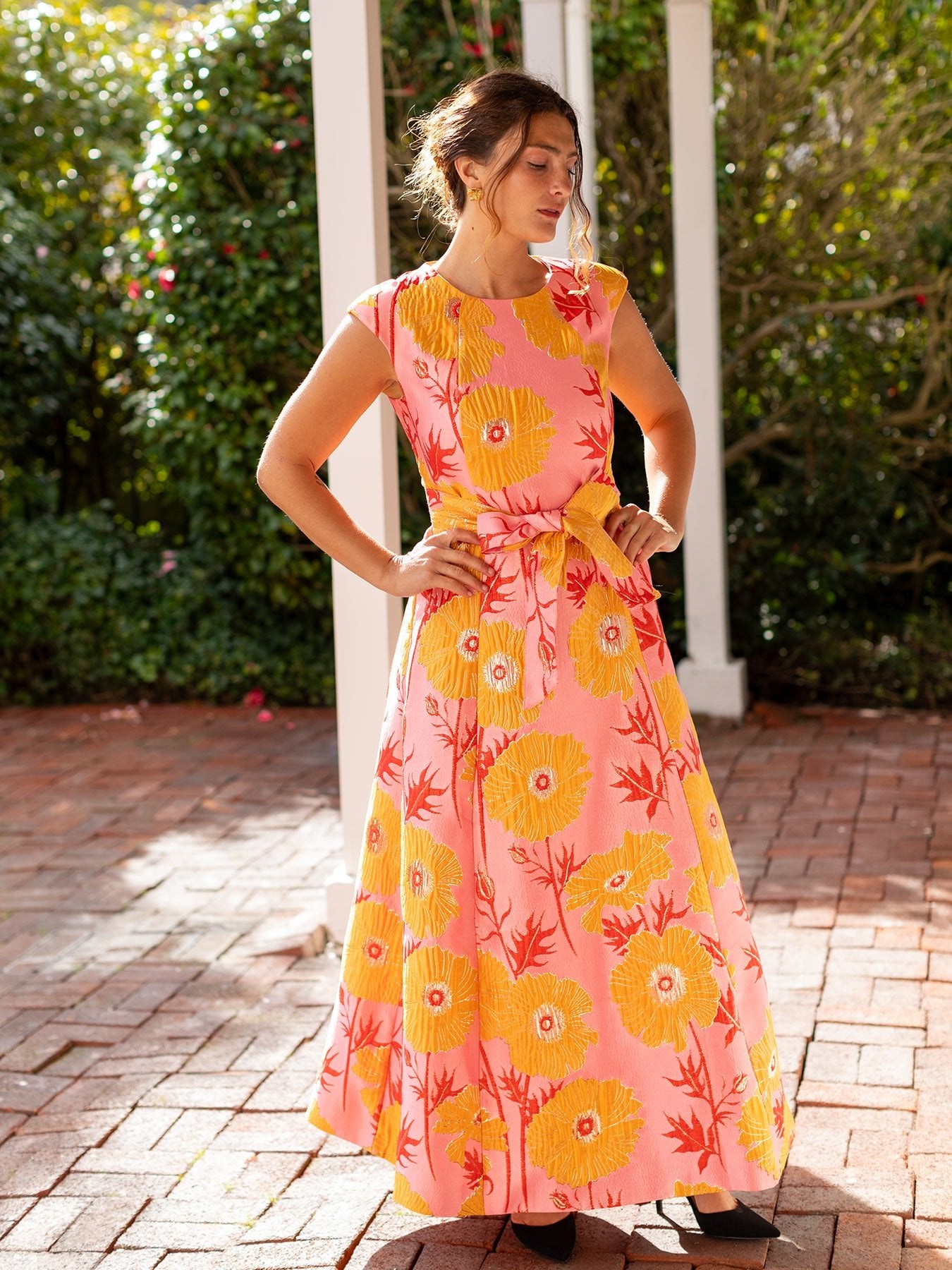 CORDELIA dress Tree Poppy Pink - Lesley Evers - Cordelia - Dress - Pink