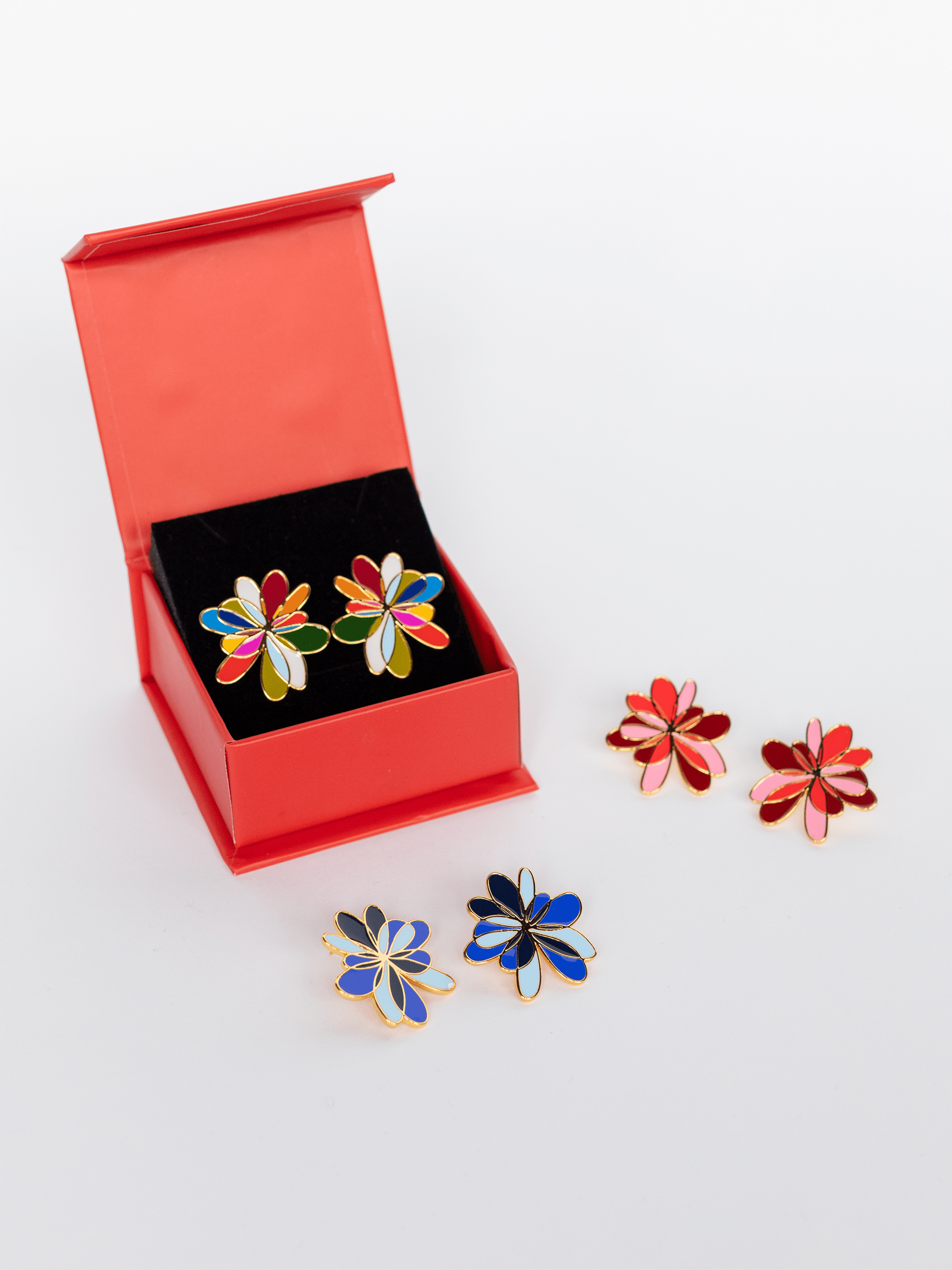 Coronado Earrings Multi - Lesley Evers - Accessories - accessory - pebble