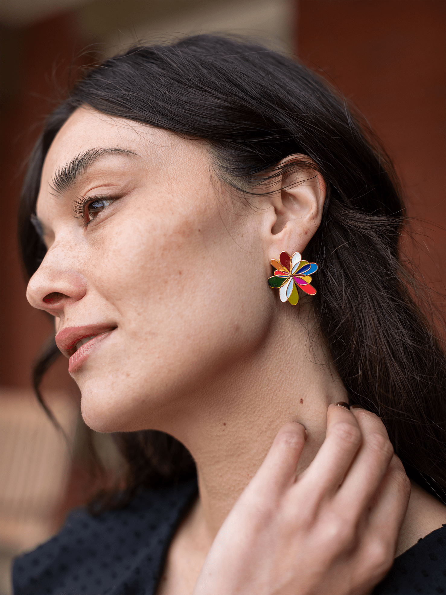 Coronado Earrings Multi - Lesley Evers - Accessories - accessory - pebble