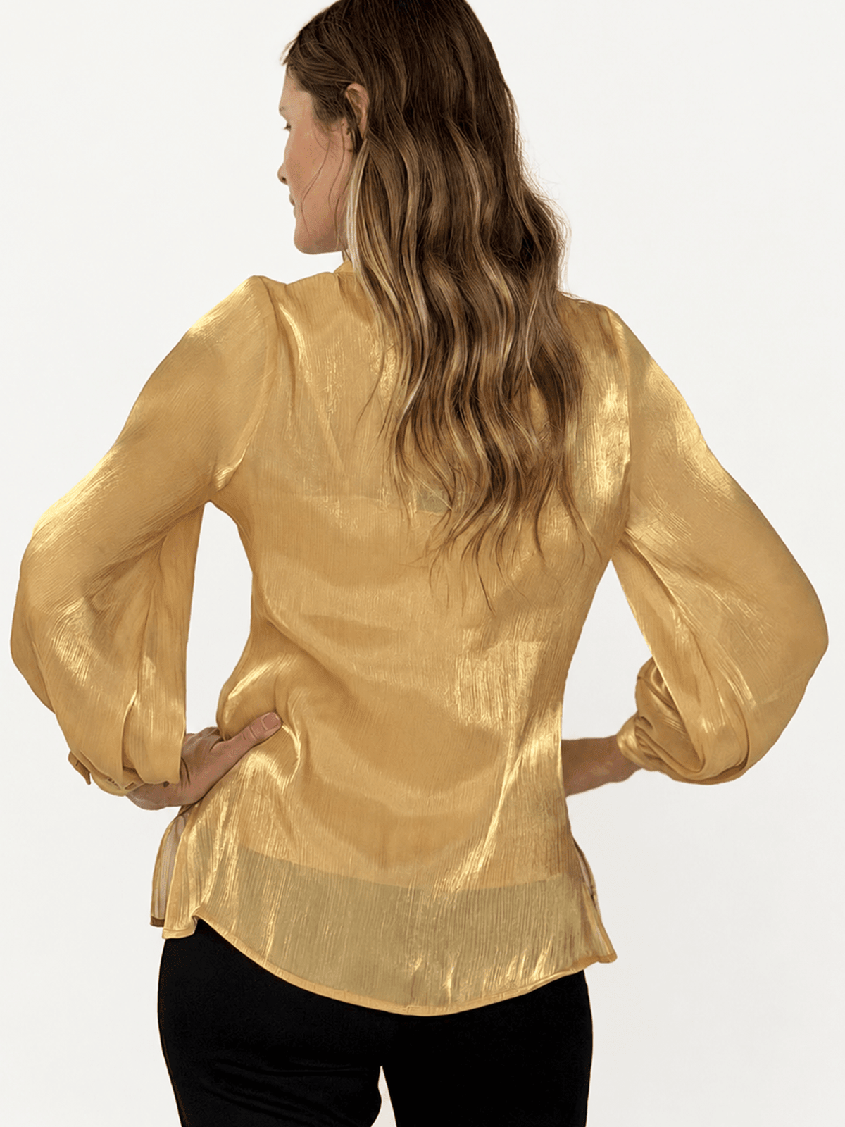 COSETTE blouse Gold - Lesley Evers-blouse-Shop-Shop/All Products