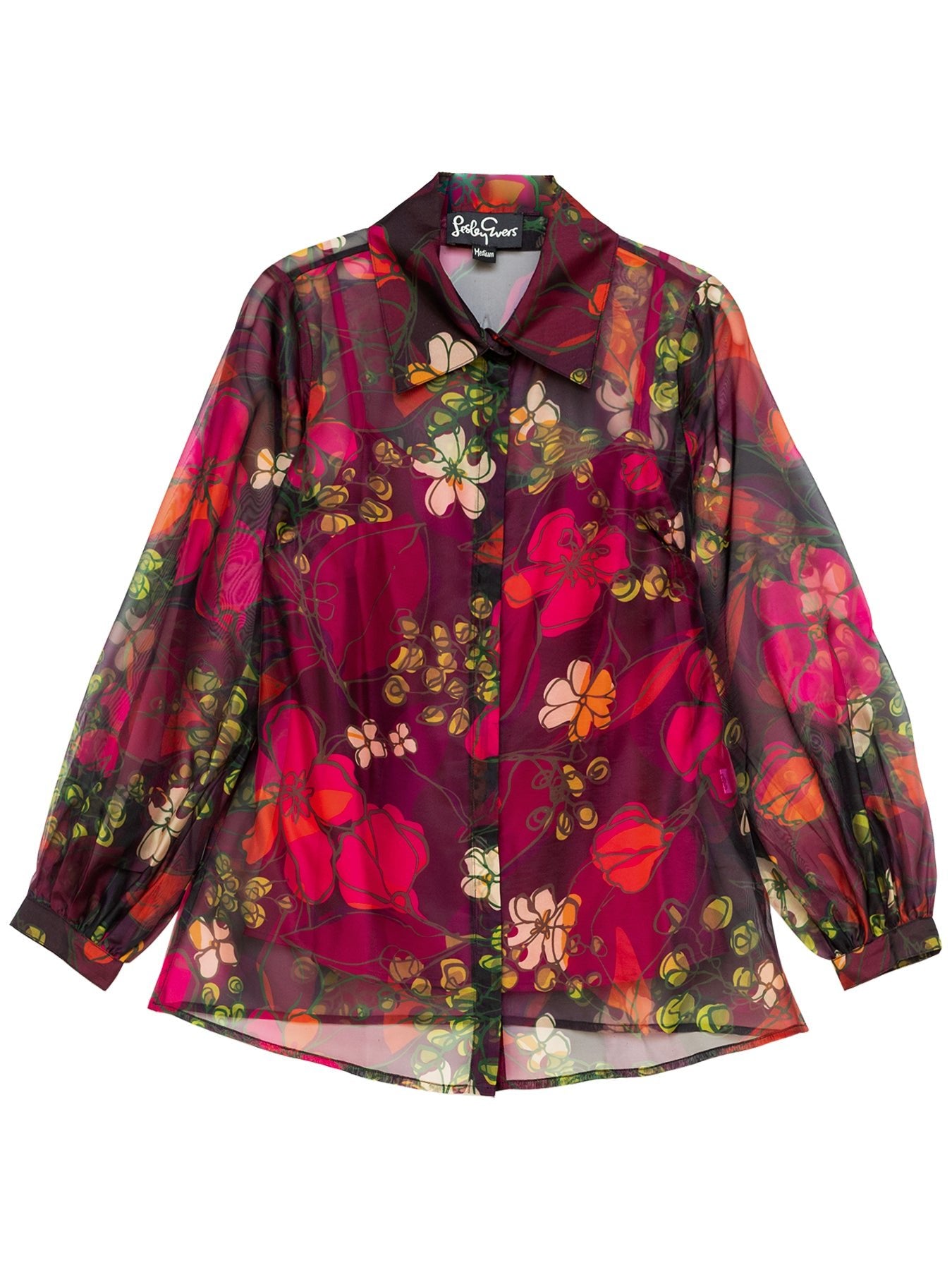 COSETTE blouse Plum Blossom - Lesley Evers - blouse - Shop - Shop/All Products